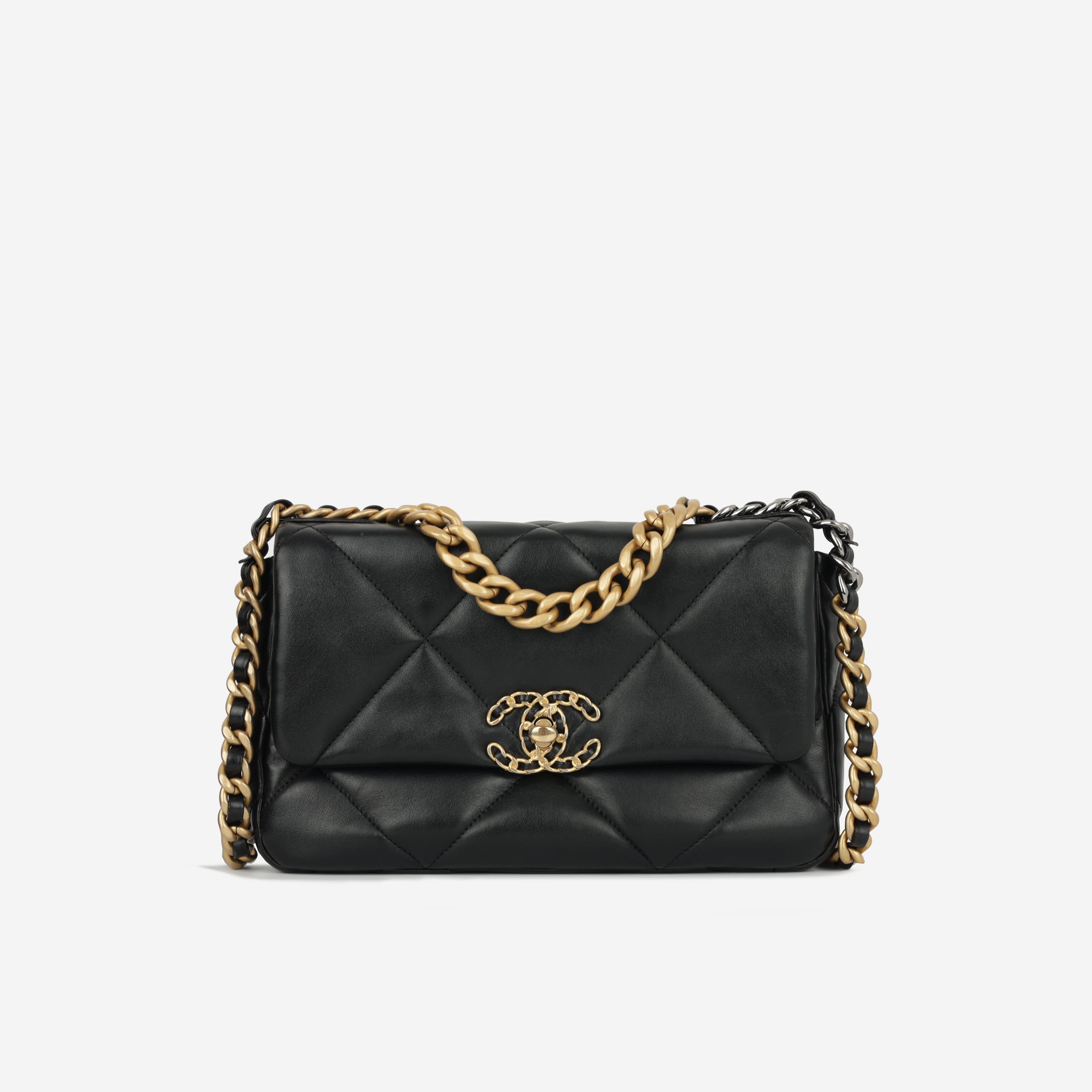 Chanel Small 19 Flap Bag - Black