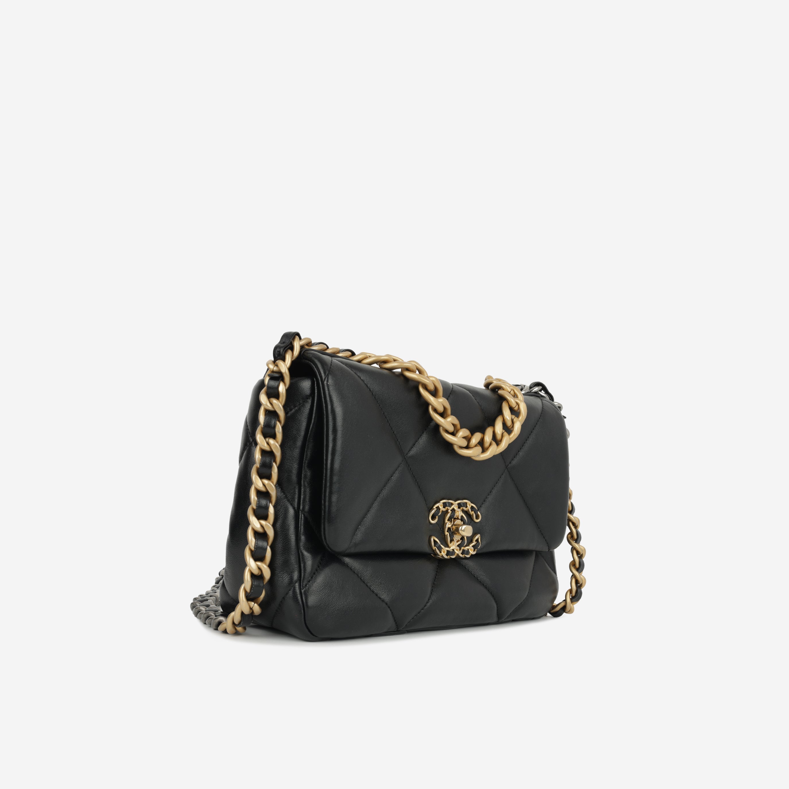Chanel Small 19 Flap Bag - Black