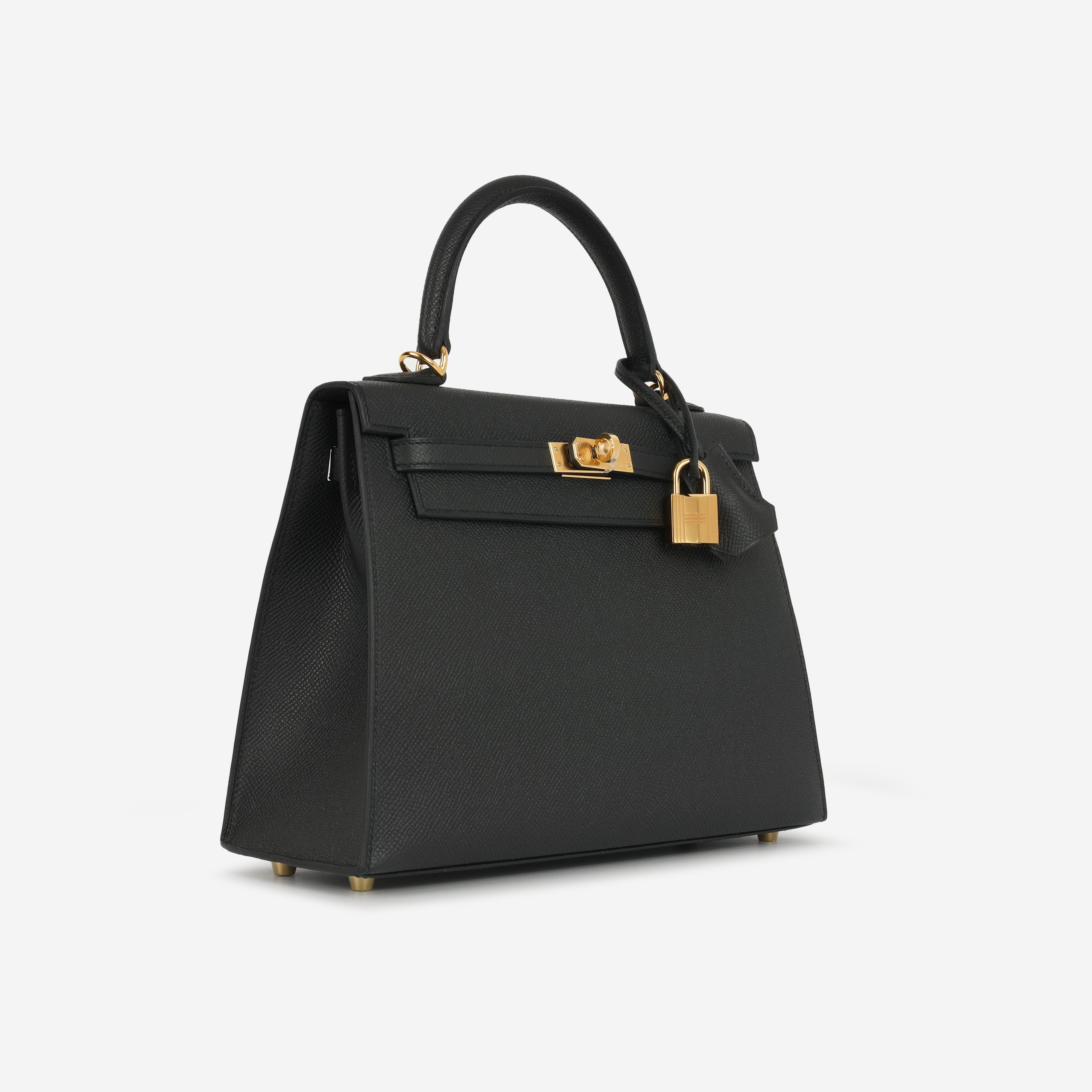 Hermès Kelly 25 - Black Epsom | Gold Hardware