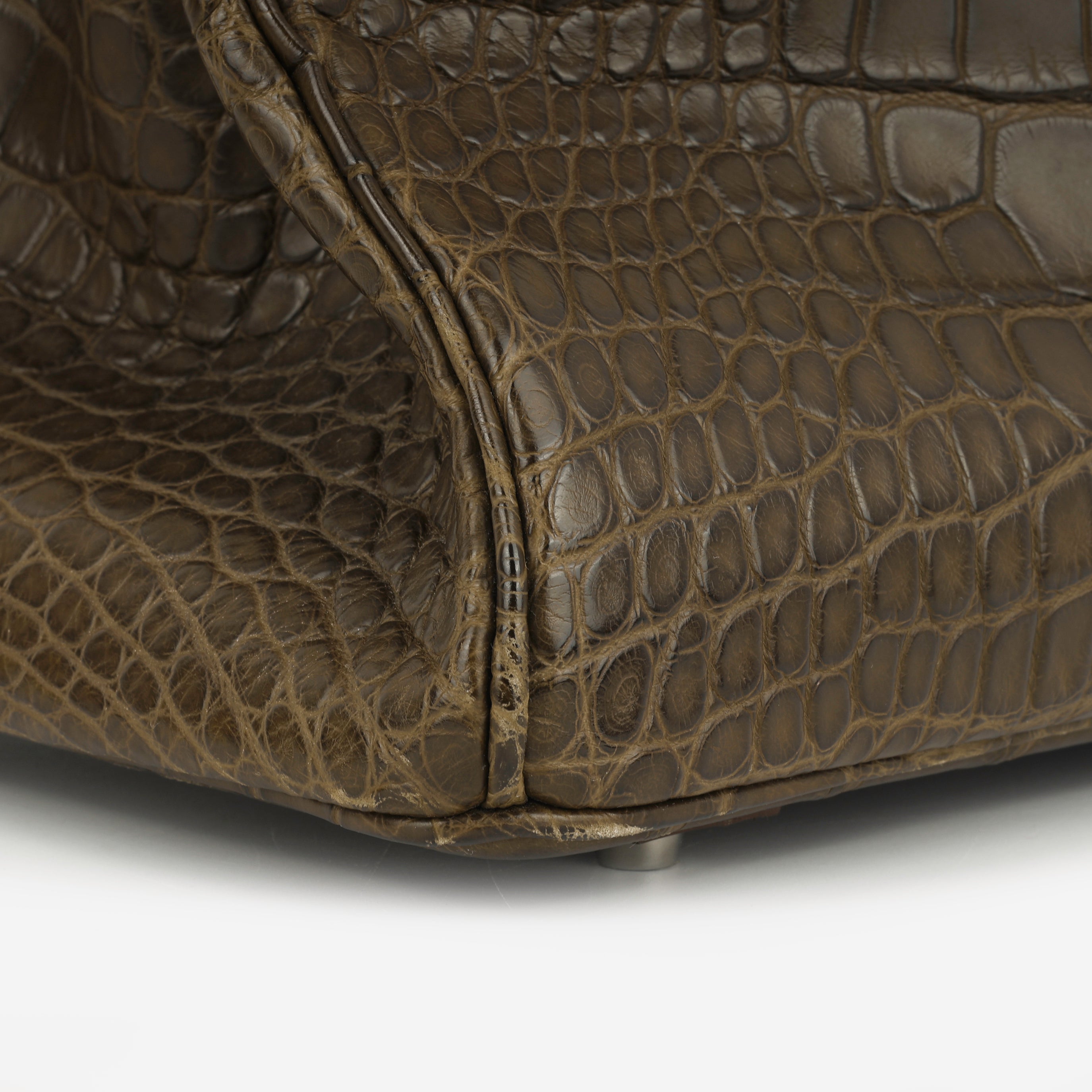 Hermès Birkin 40 - Gris Elephant Alligator Mississippiensis | Palladium Hardware