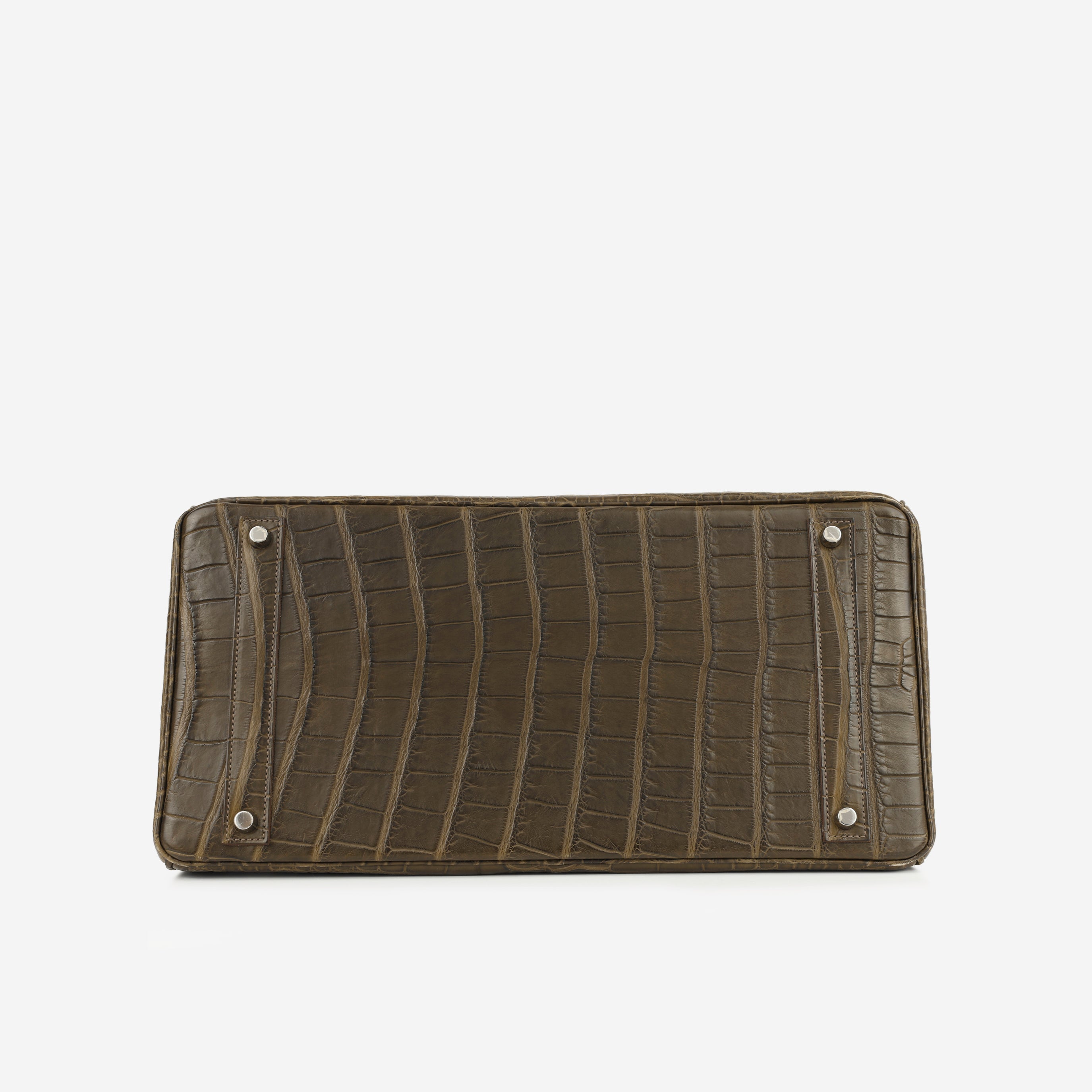 Hermès Birkin 40 - Gris Elephant Alligator Mississippiensis | Palladium Hardware