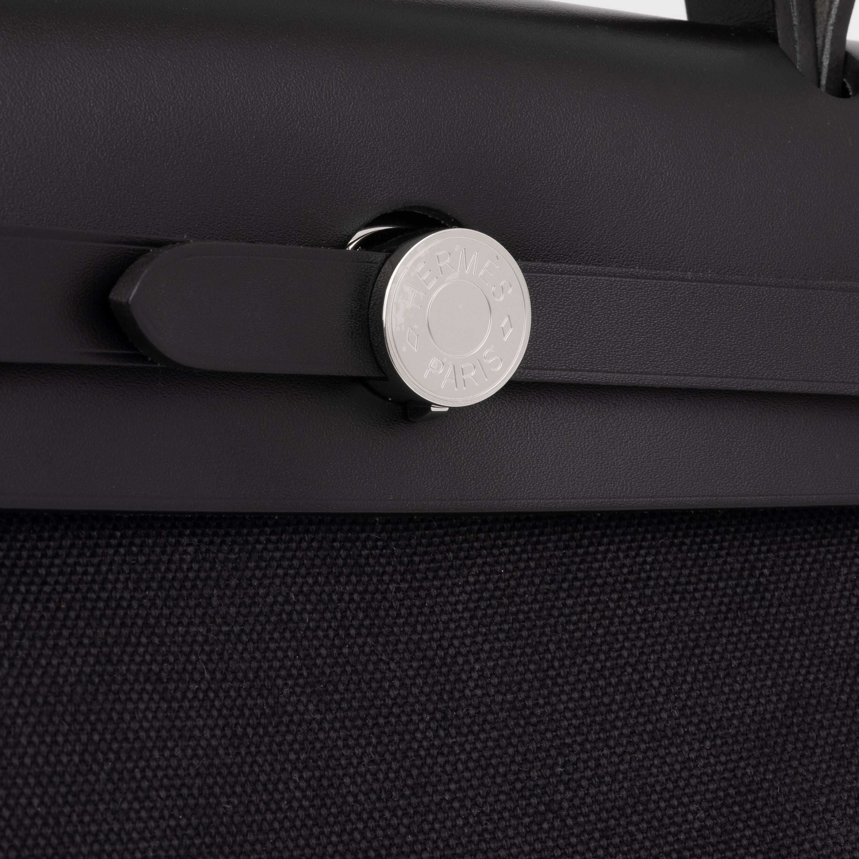 Hermès Herbag 31 - Noir Canvas | Palladium Hardware