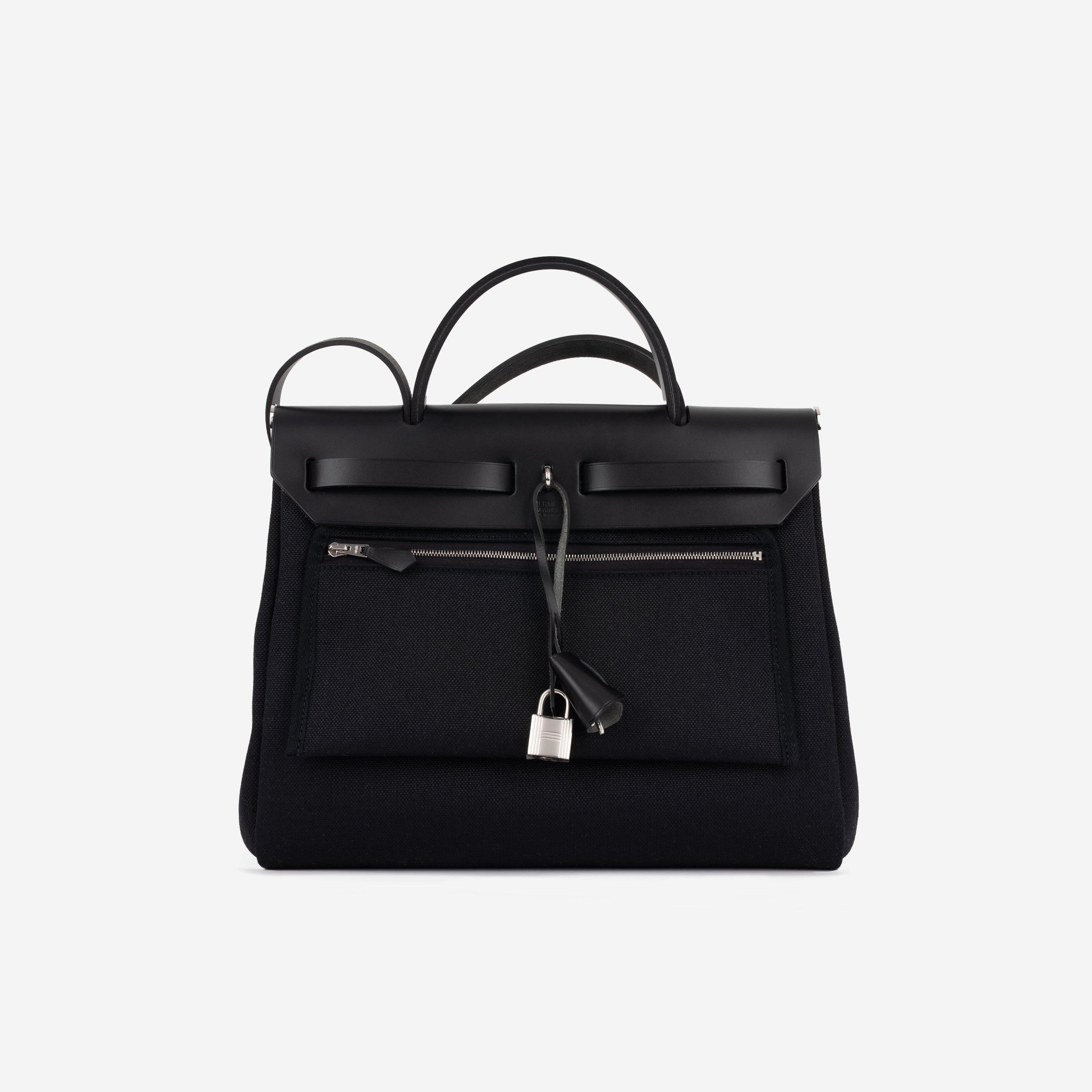 Hermès Herbag 31 - Noir Canvas | Palladium Hardware