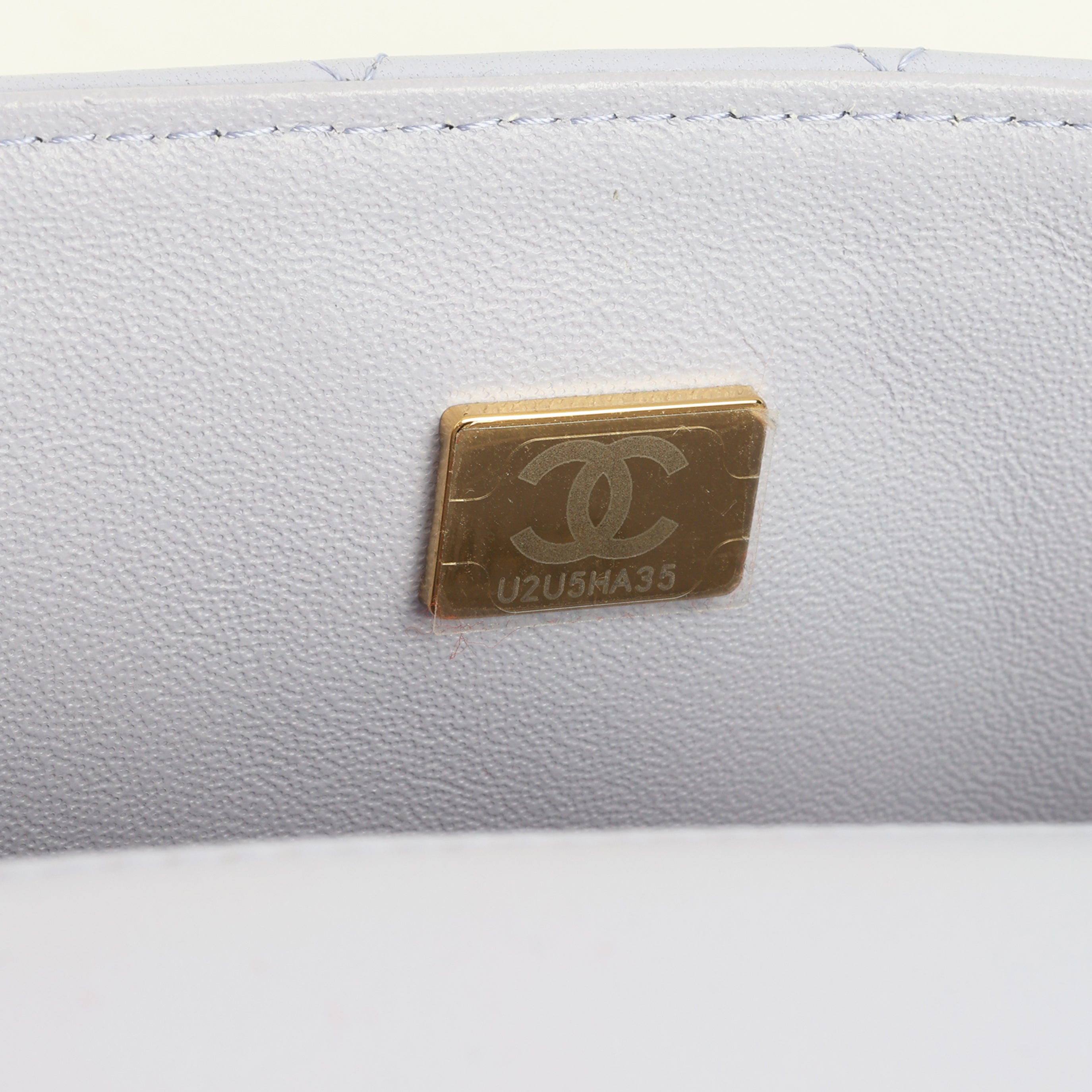 Chanel Mini Rectangular Top Handle - Lilac Lambskin | Champagne Gold Hardware
