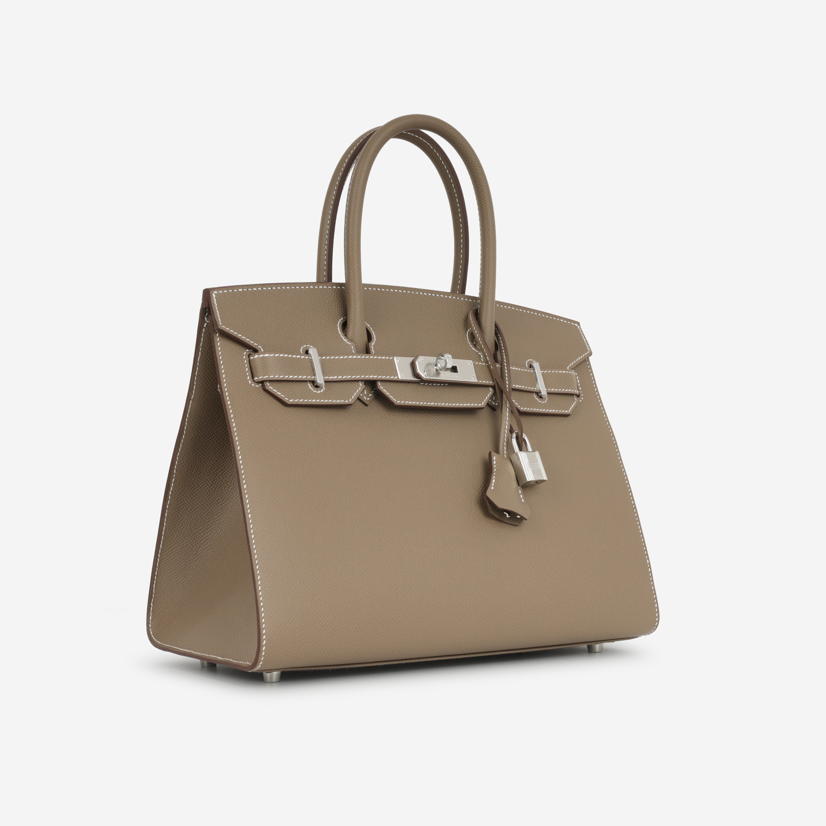 Hermès Birkin 30 Sellier - Etoupe Epsom | Palladium Hardware