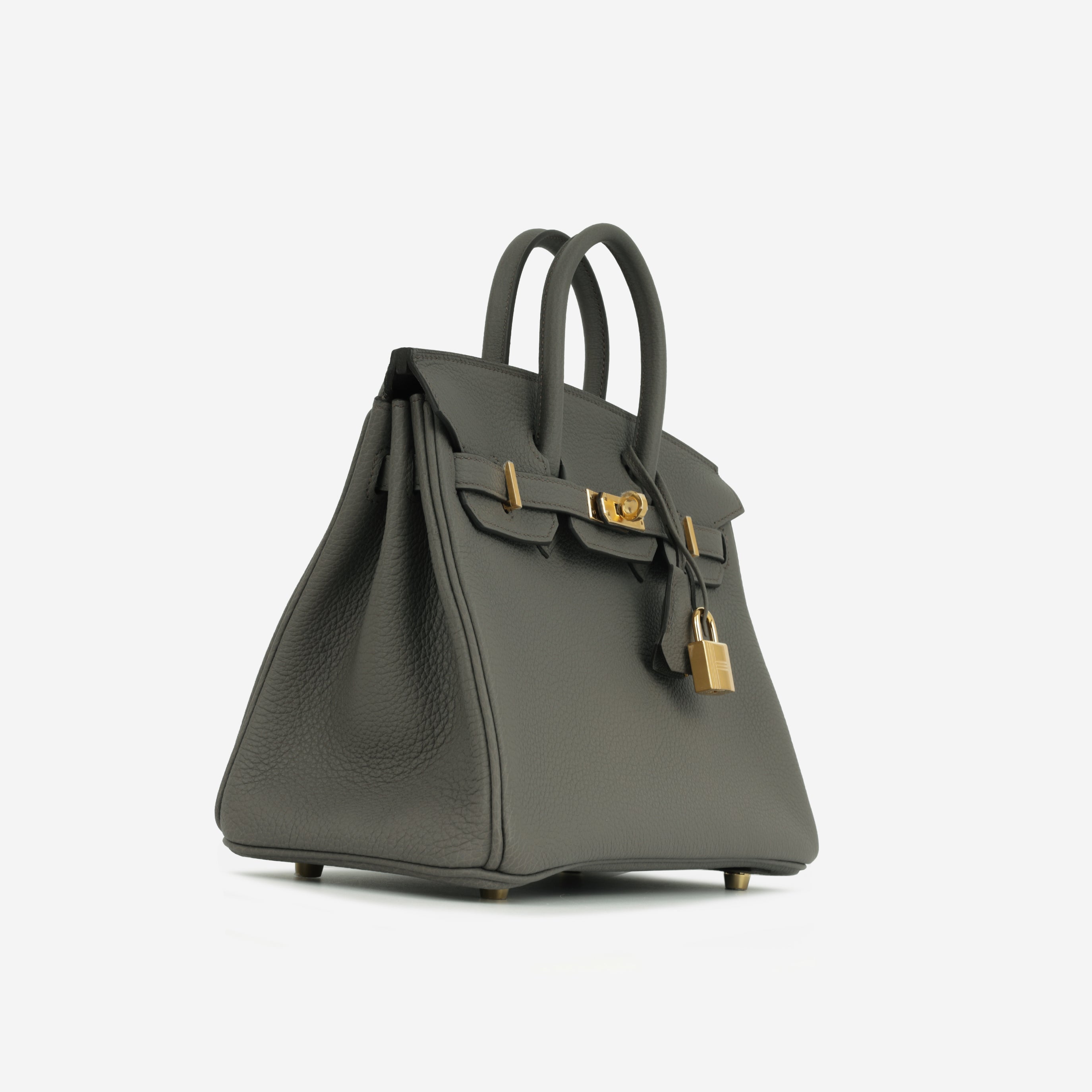 Birkin 25 - Gris Etain Togo | Gold hardware