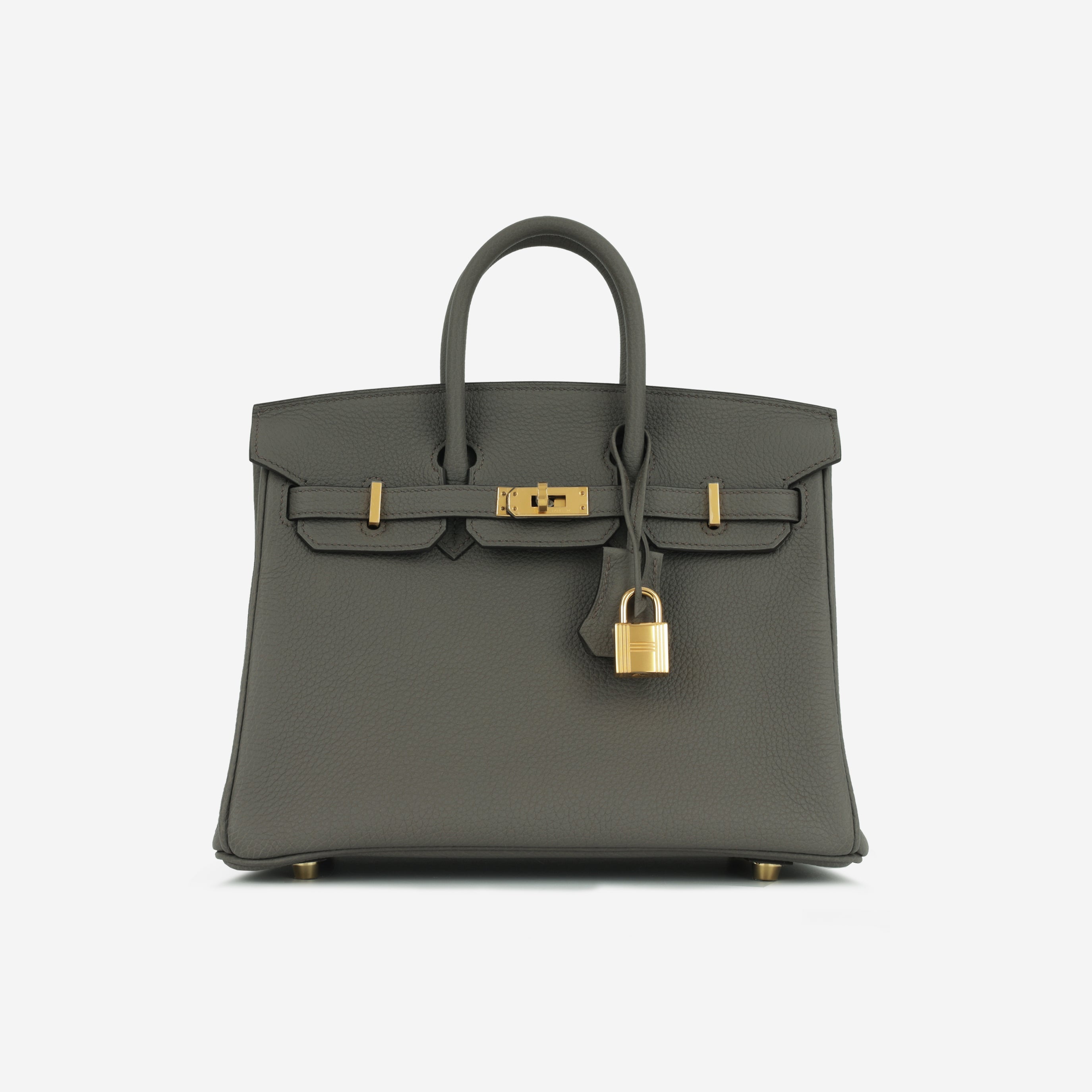 Birkin 25 - Gris Etain Togo | Gold hardware