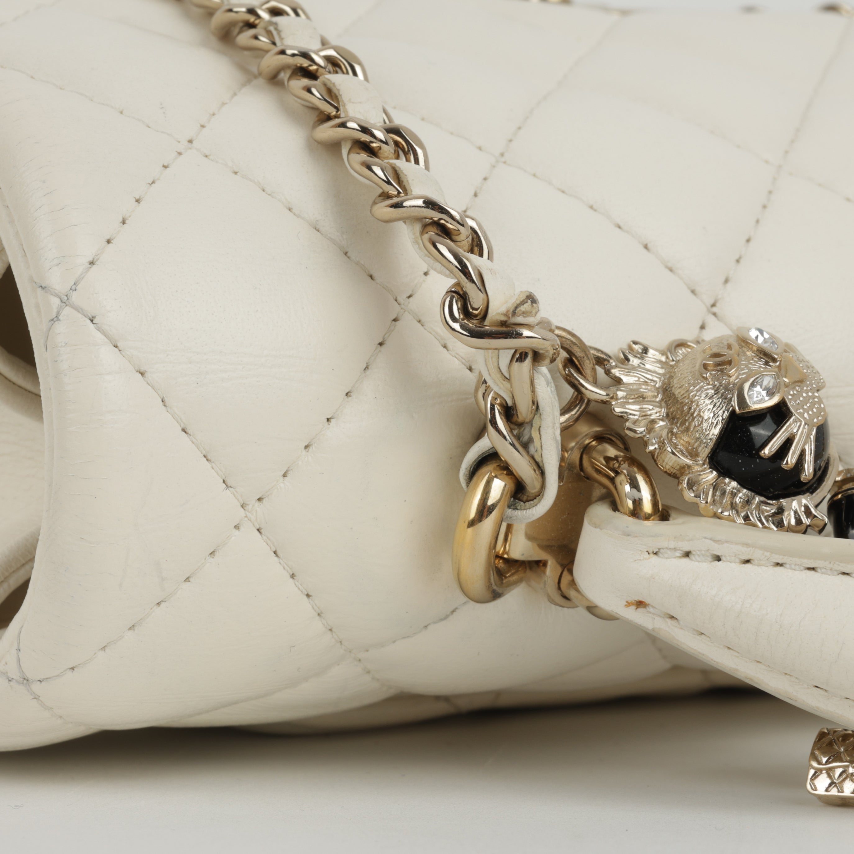 Mini Rectangular Top Handle with Charm