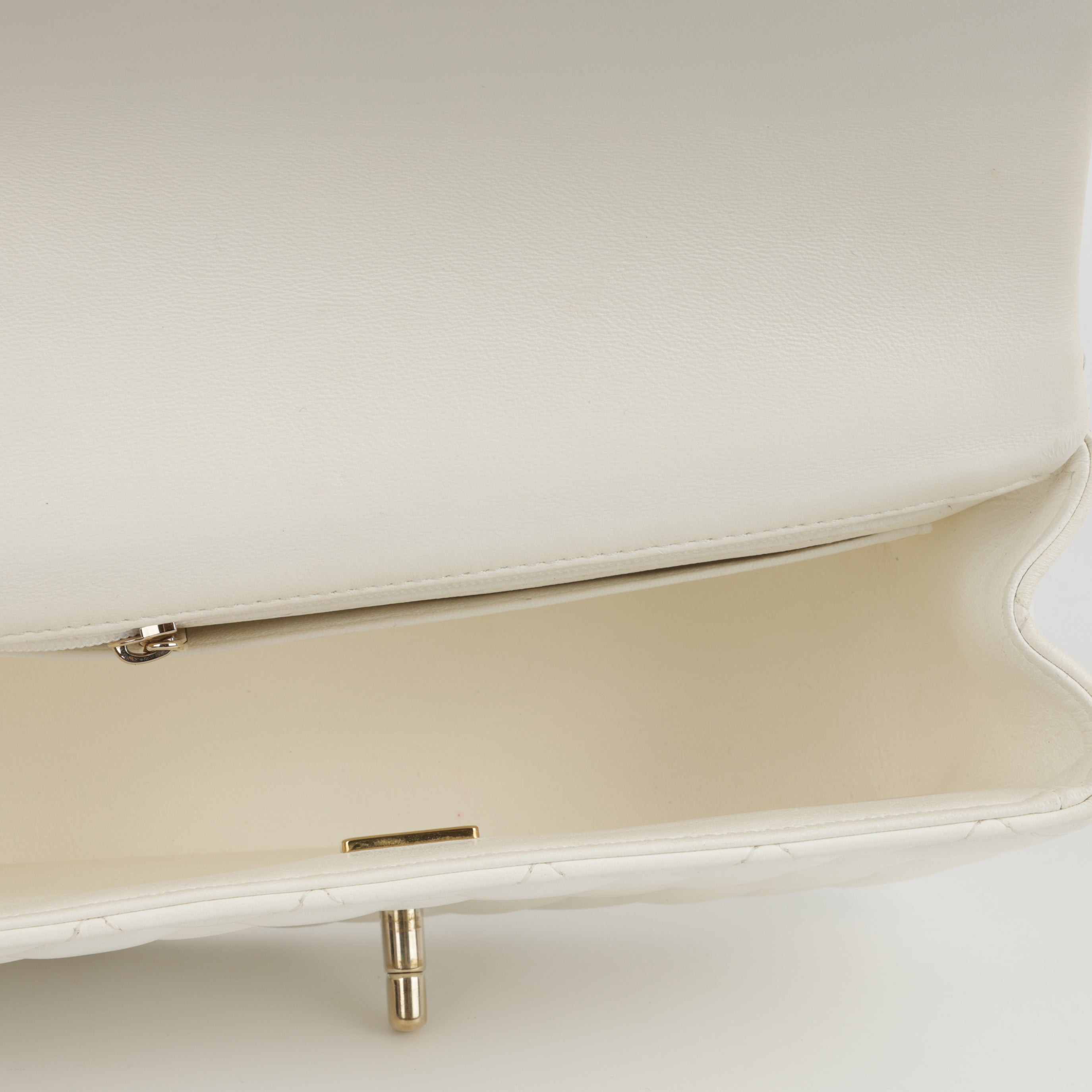 Mini Rectangular Top Handle with Charm