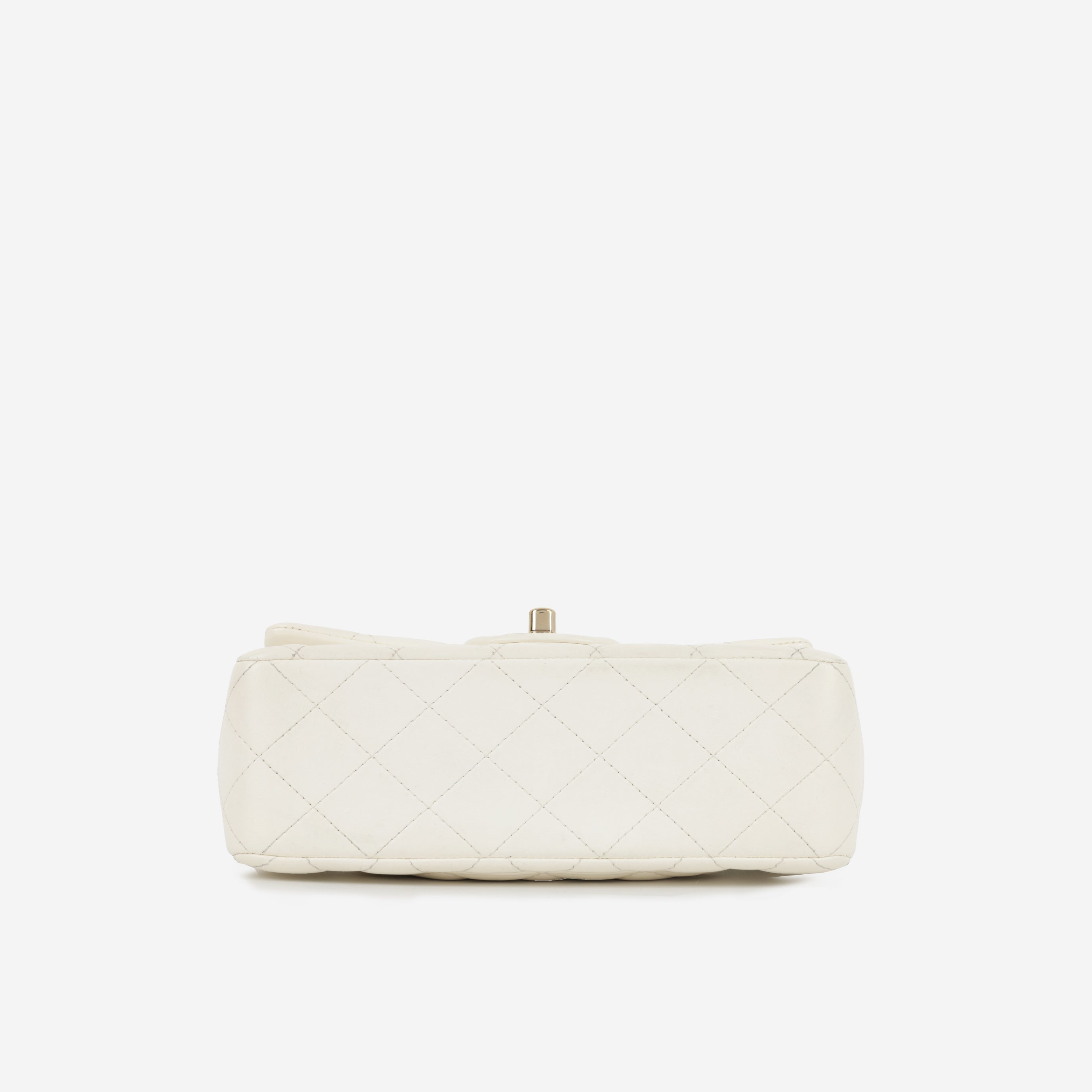 Mini Rectangular Top Handle with Charm