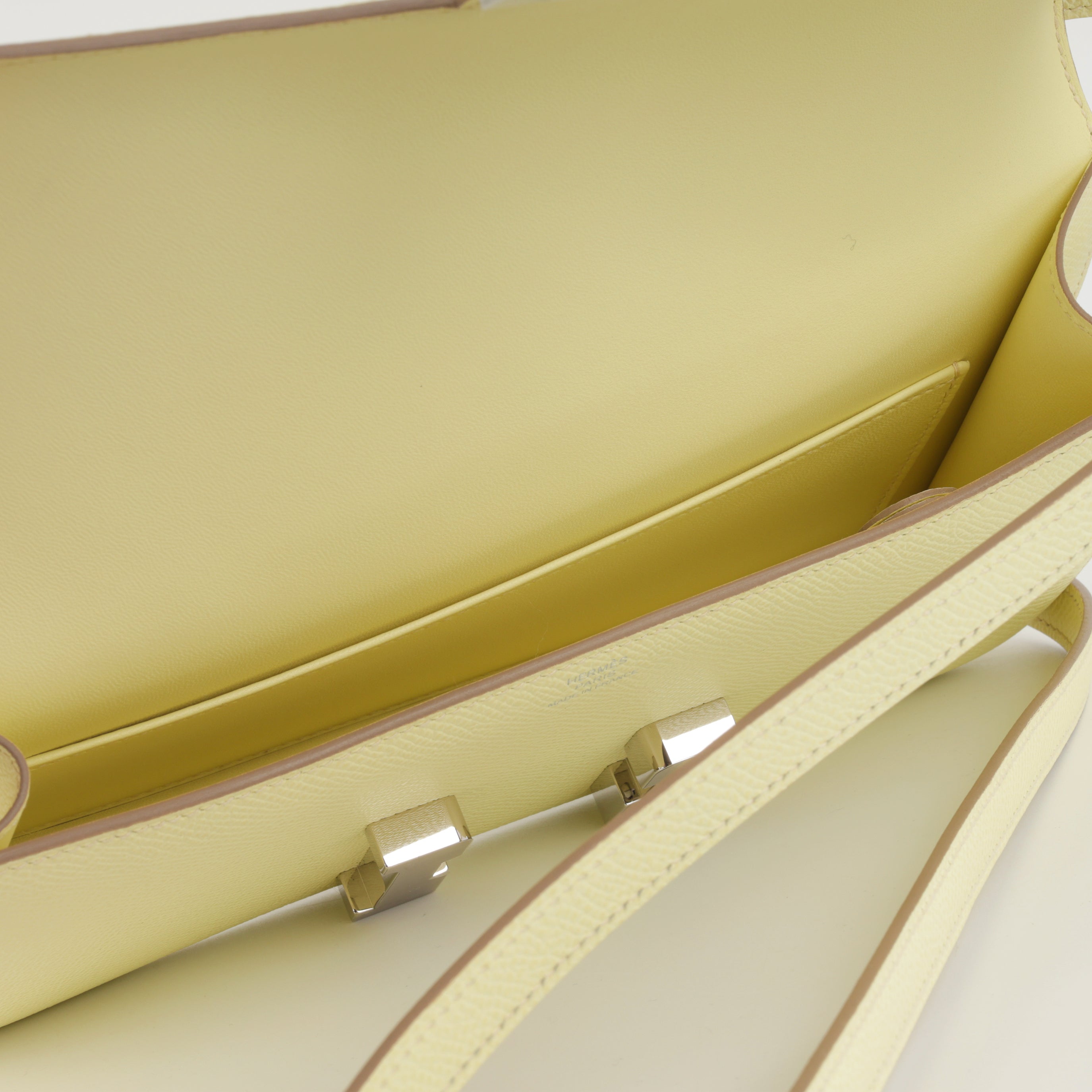 Hermès Constance Elan - Jaune Milton Epsom | Palladium Hardware