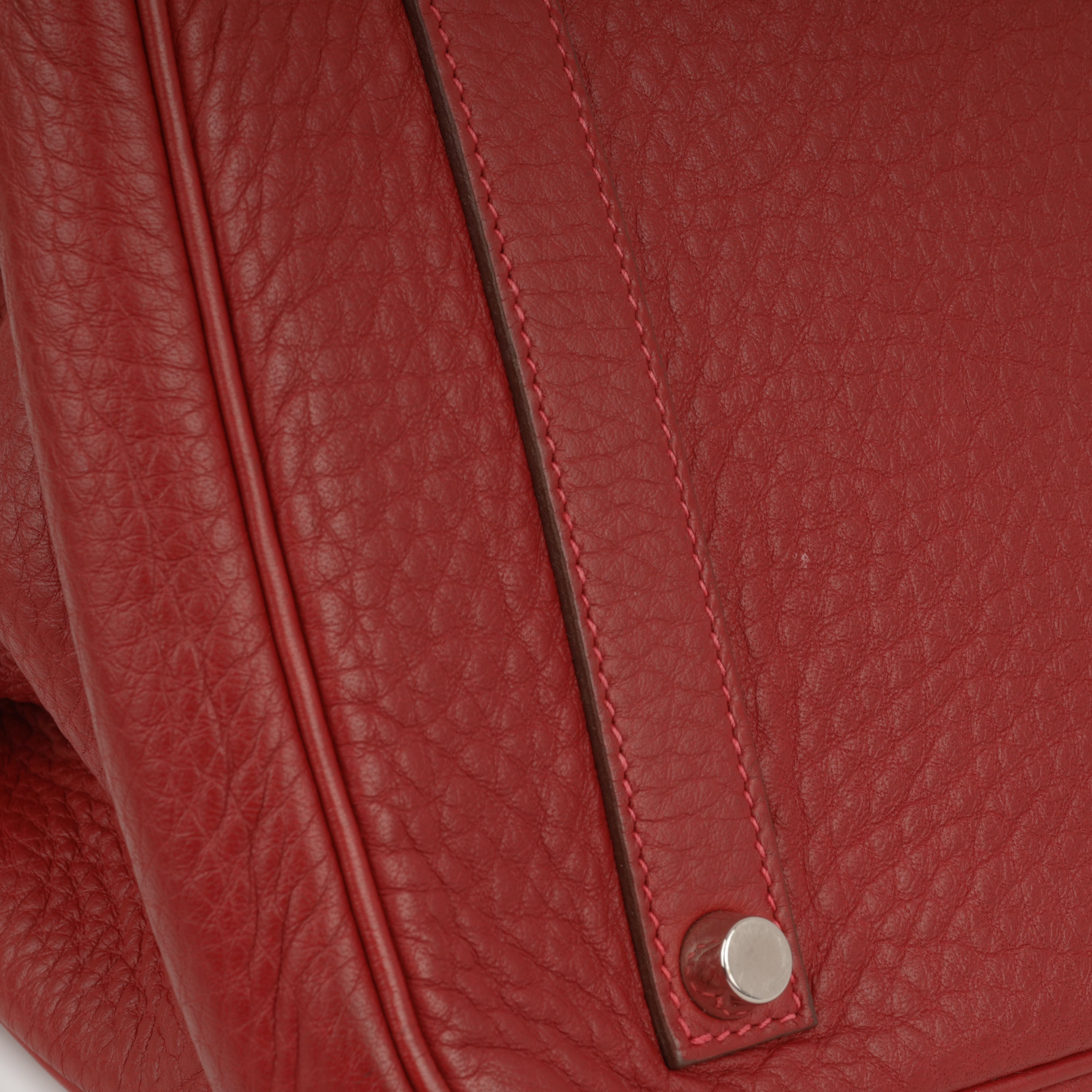 Hermès Birkin 35 - Rouge Garance Clemence | Palladium Hardware