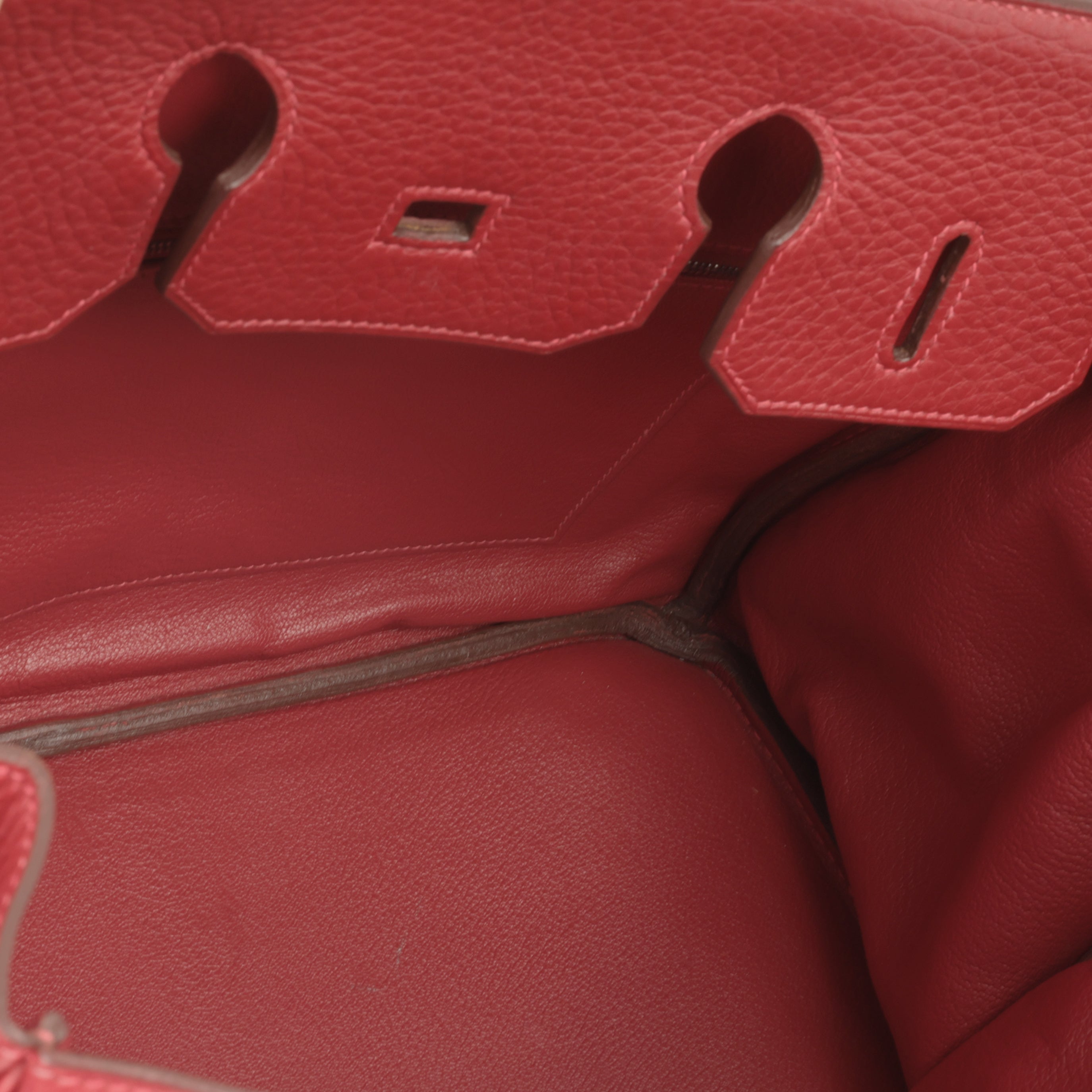 Hermès Birkin 35 - Rouge Garance Clemence | Palladium Hardware