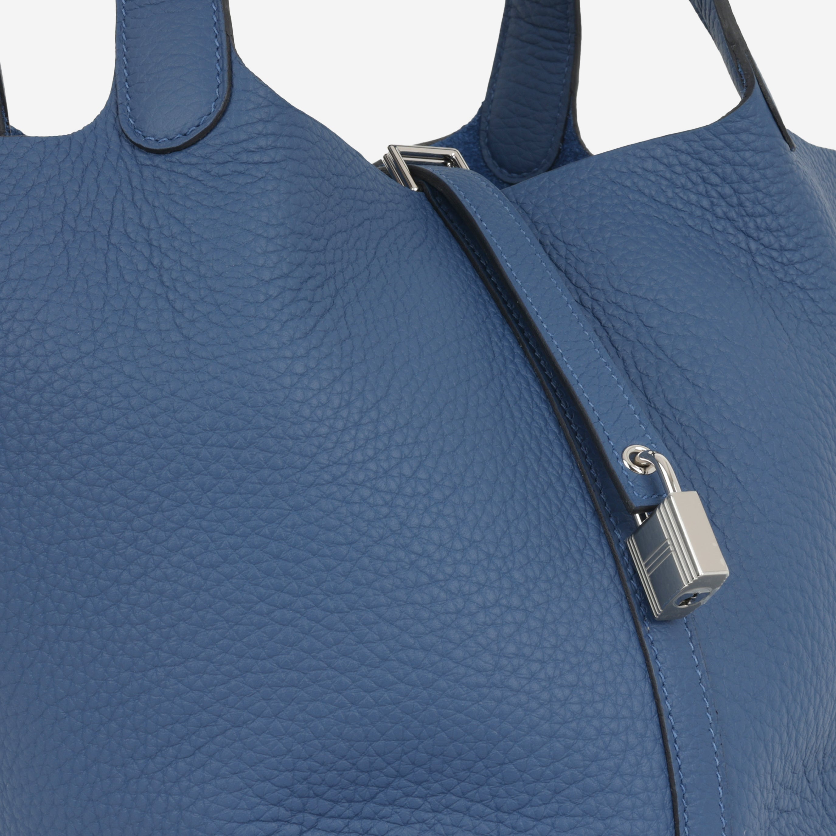 Hermès Picotin 22 - Bleu Tie Clemence | Palladium Hardware