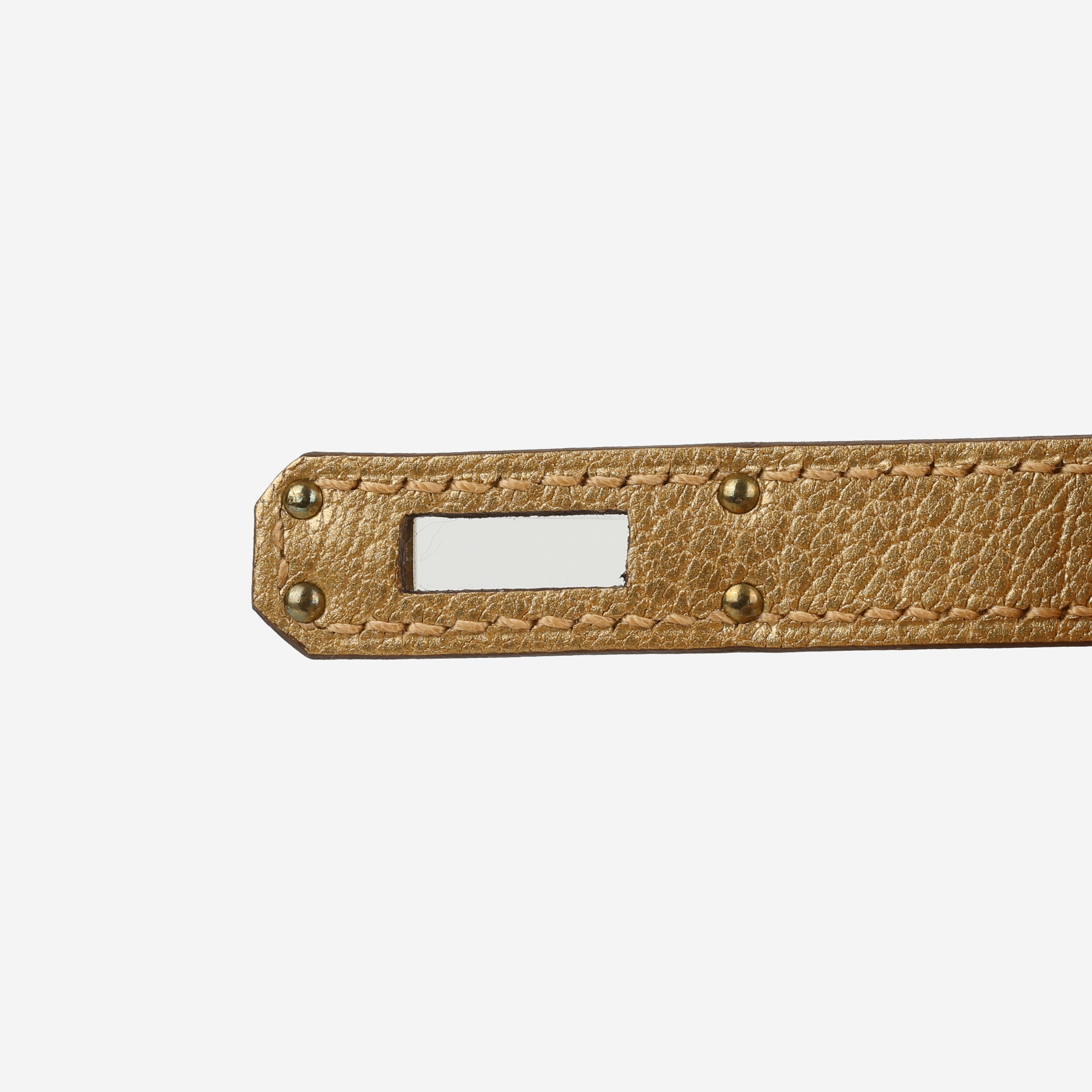 Hermès Mini Kelly - Dore Chevre | Permabrass Hardware
