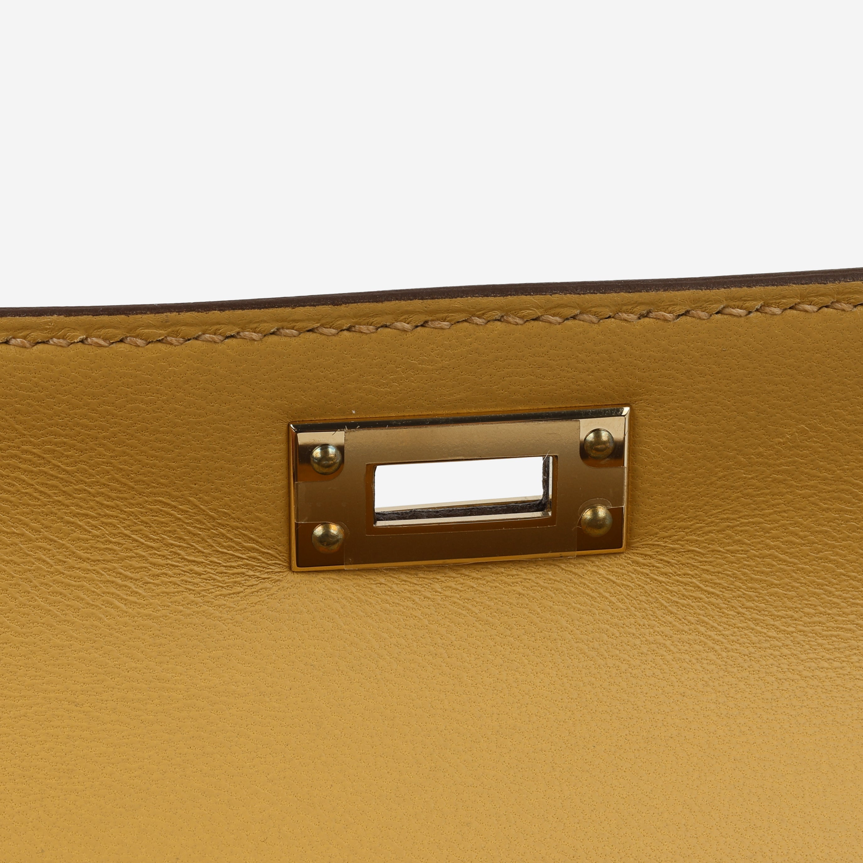 Hermès Mini Kelly - Dore Chevre | Permabrass Hardware