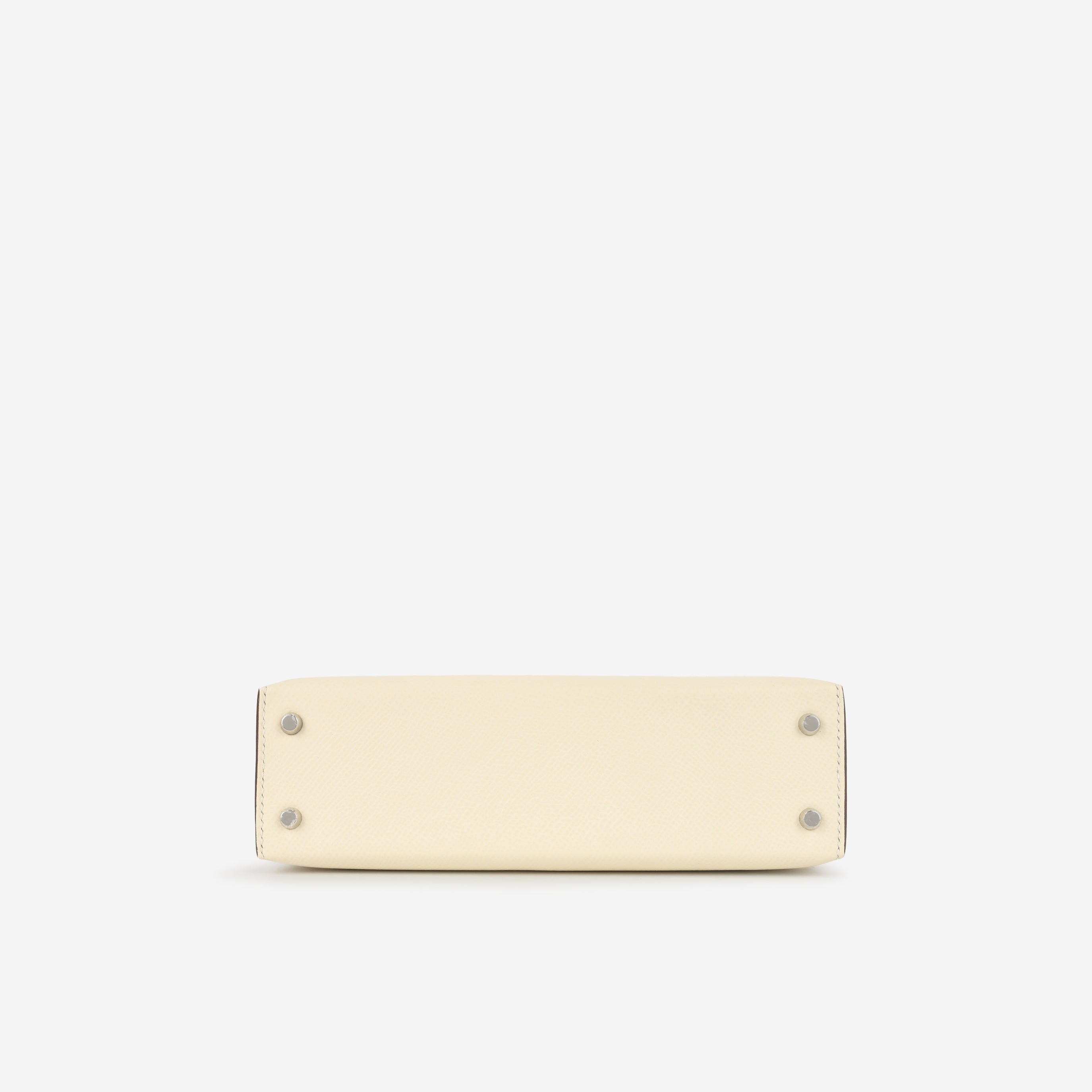 Hermès Mini Kelly - Nata / Jaune Poussin / Sesame