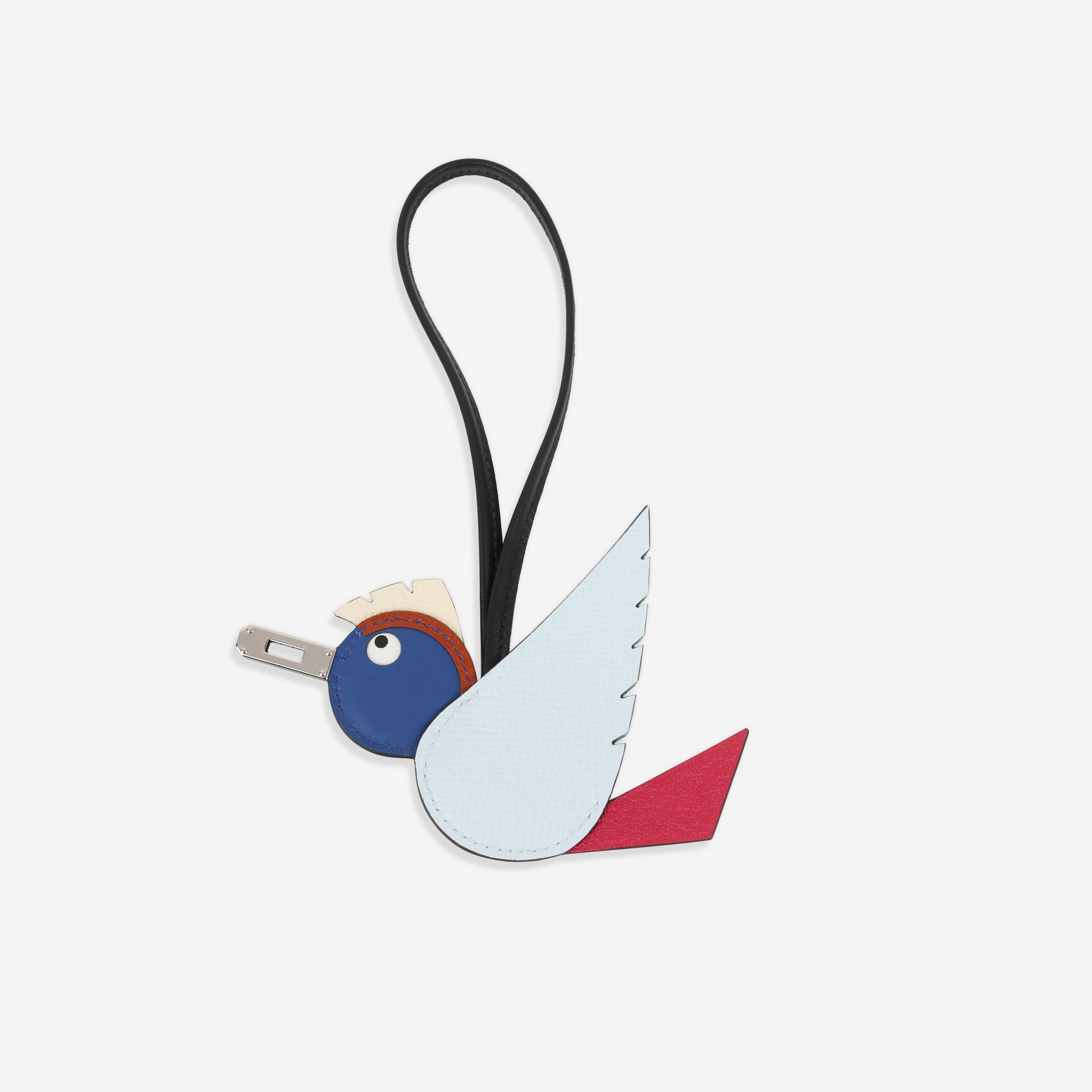 Hermès Birdy Charm - Bleu Brume / Rose Mexico / Bleu Royale / Cuivre / Nata / Noir