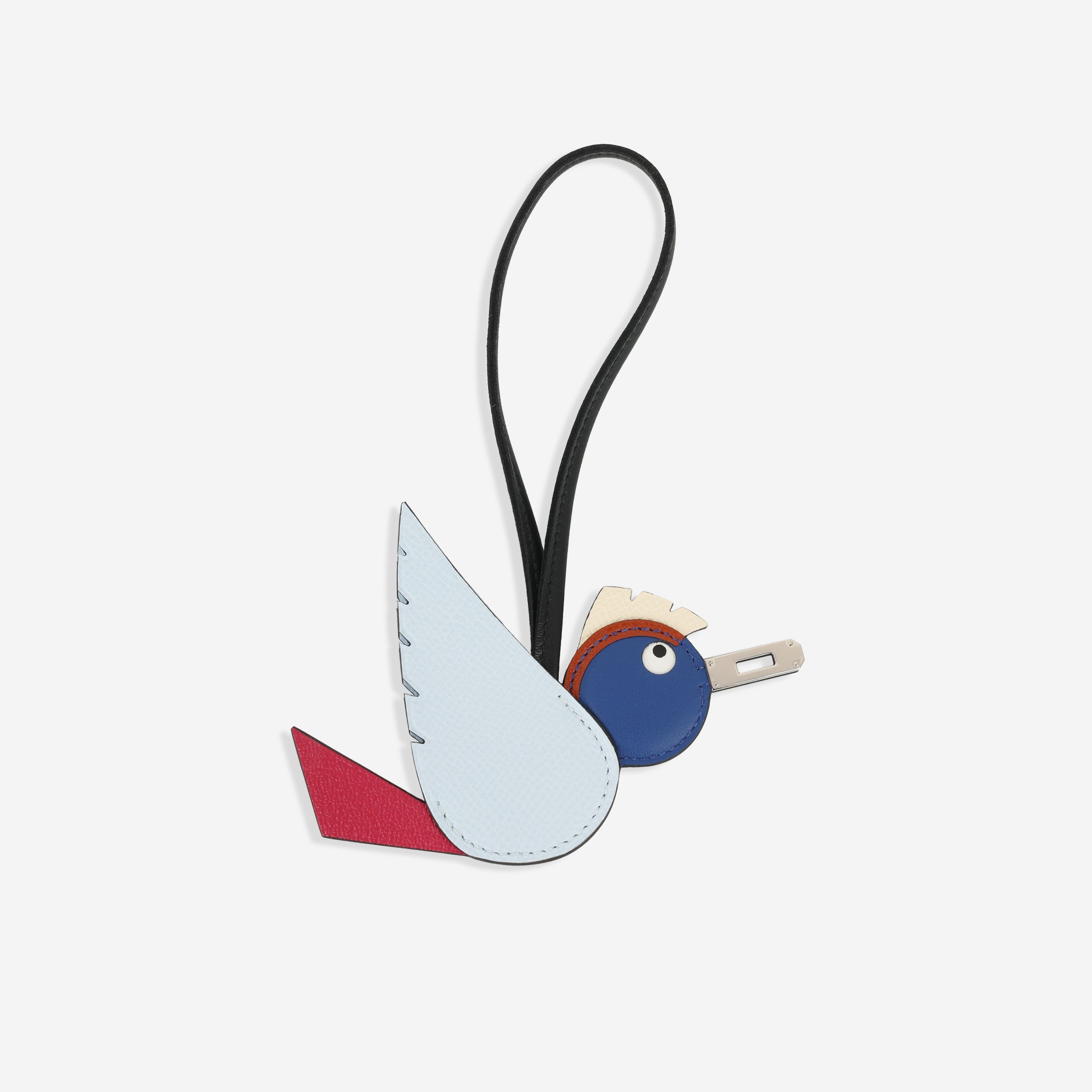 Hermès Birdy Charm - Bleu Brume / Rose Mexico / Bleu Royale / Cuivre / Nata / Noir