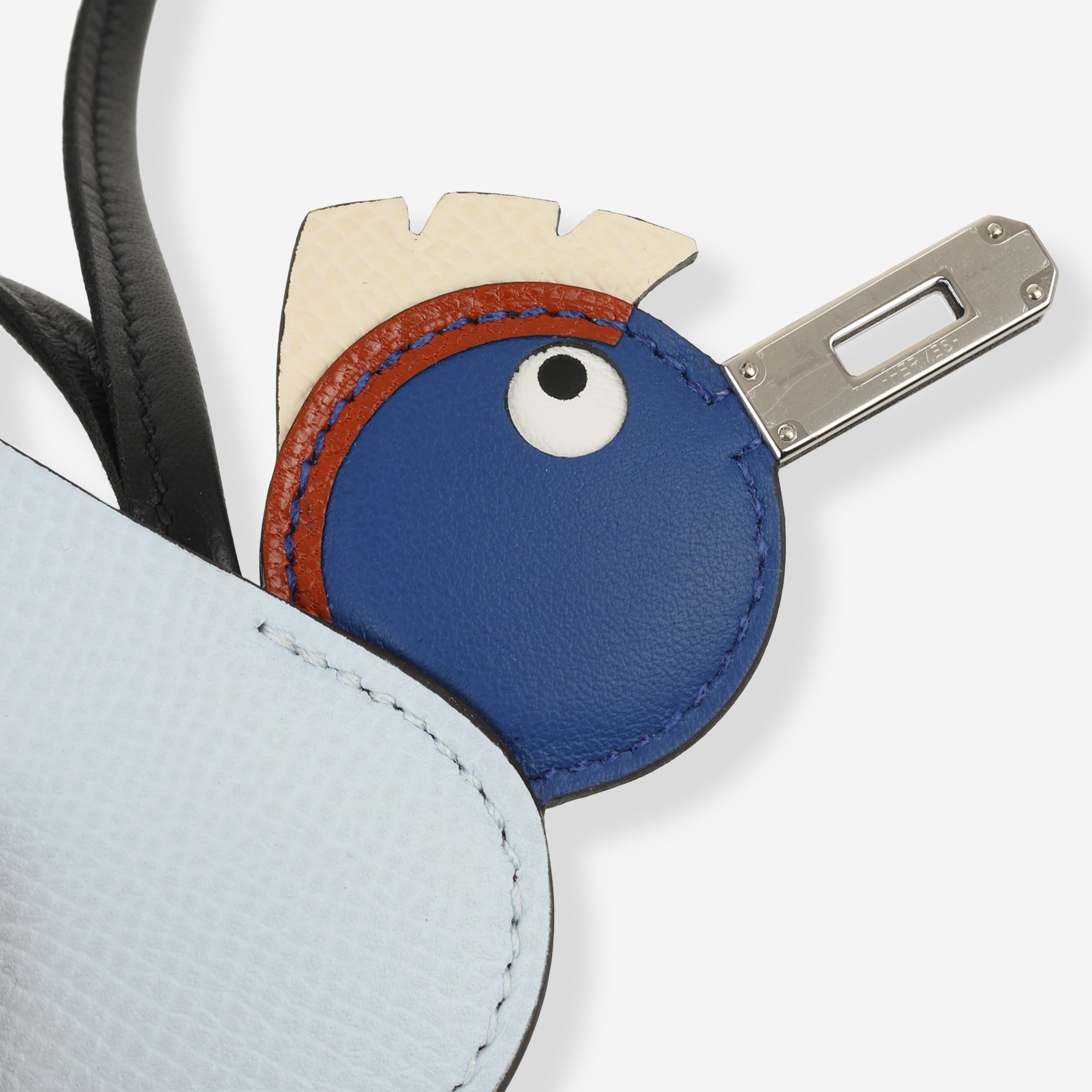 Hermès Birdy Charm - Bleu Brume / Rose Mexico / Bleu Royale / Cuivre / Nata / Noir