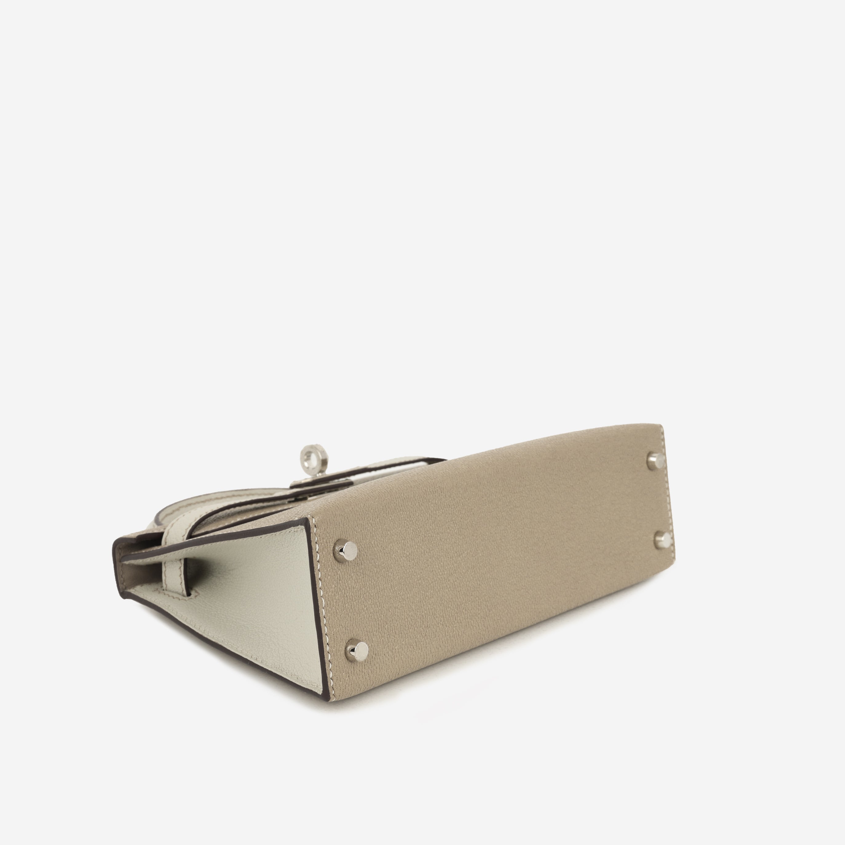 Hermès HSS Mini Kelly - Gris Perle / Gris Tourterelle | Palladium Hardware