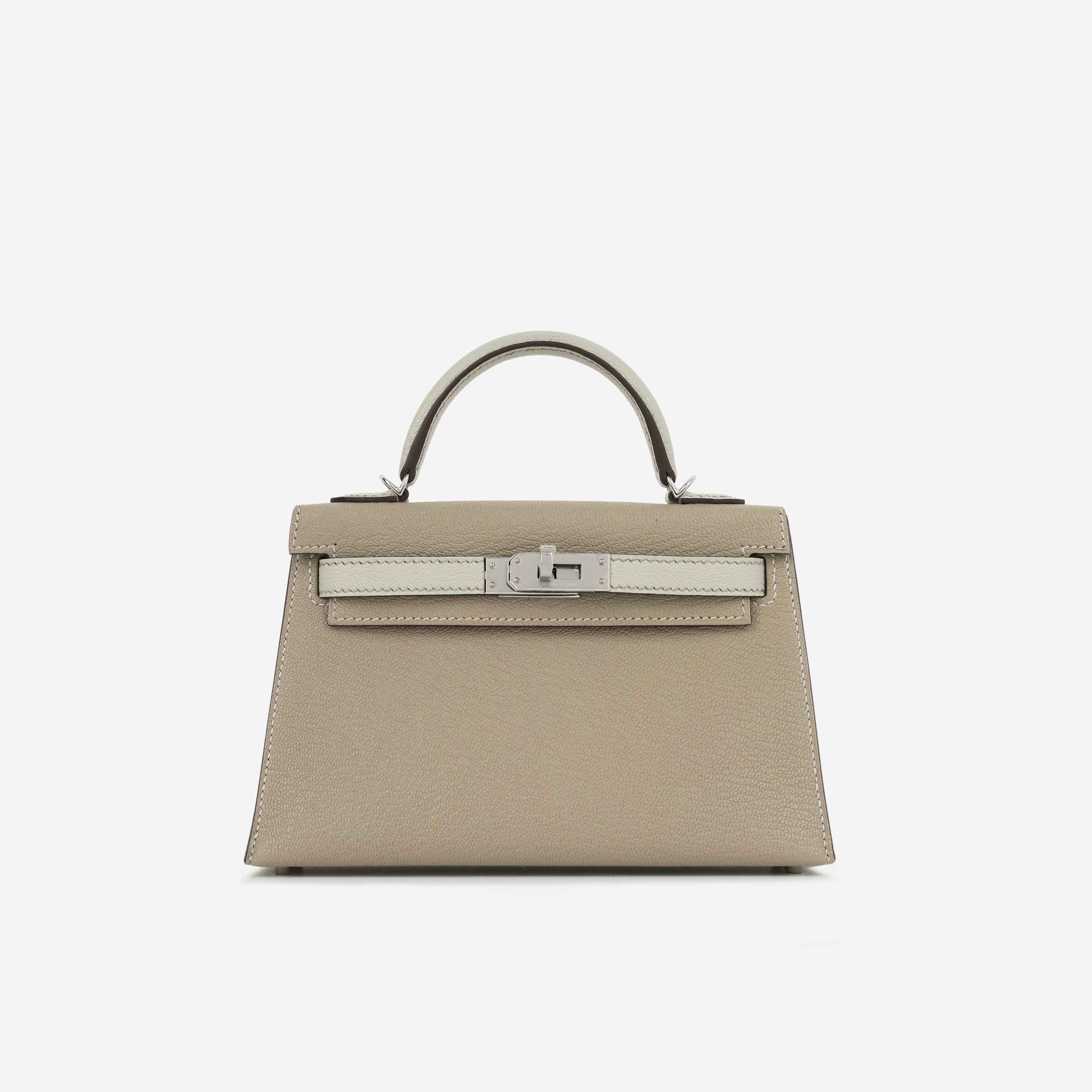 Hermès HSS Mini Kelly - Gris Perle / Gris Tourterelle | Palladium Hardware