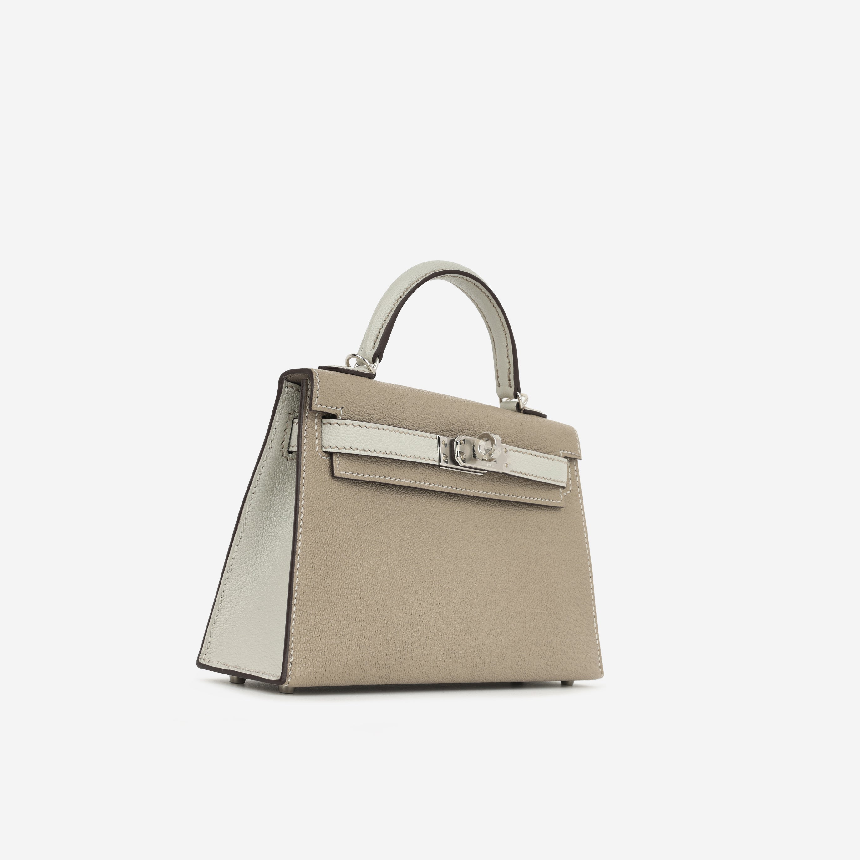 Hermès HSS Mini Kelly - Gris Perle / Gris Tourterelle | Palladium Hardware