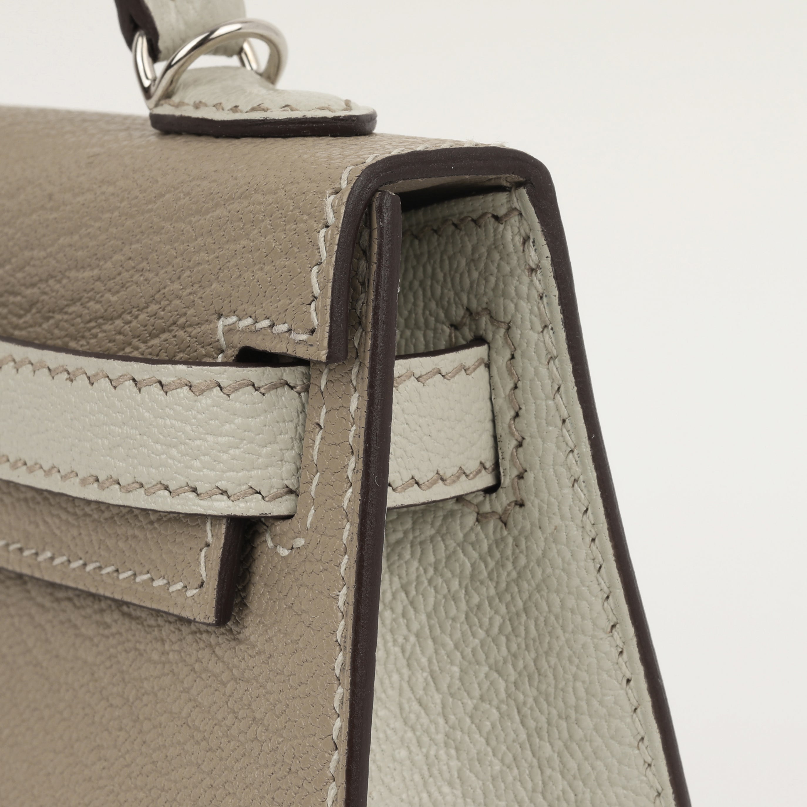 Hermès HSS Mini Kelly - Gris Perle / Gris Tourterelle | Palladium Hardware
