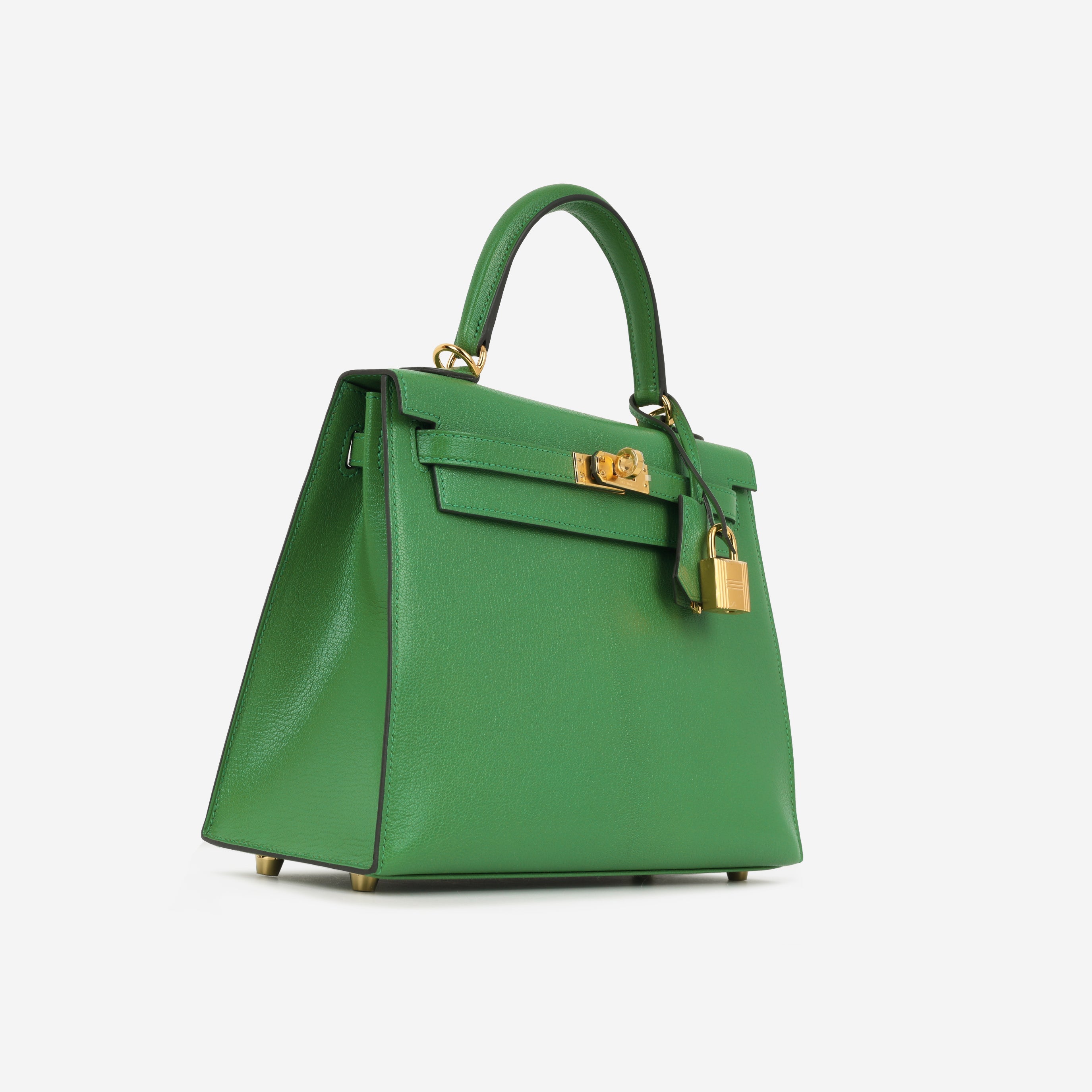 Hermès Kelly 25 - Bambou Chevre Chamkila