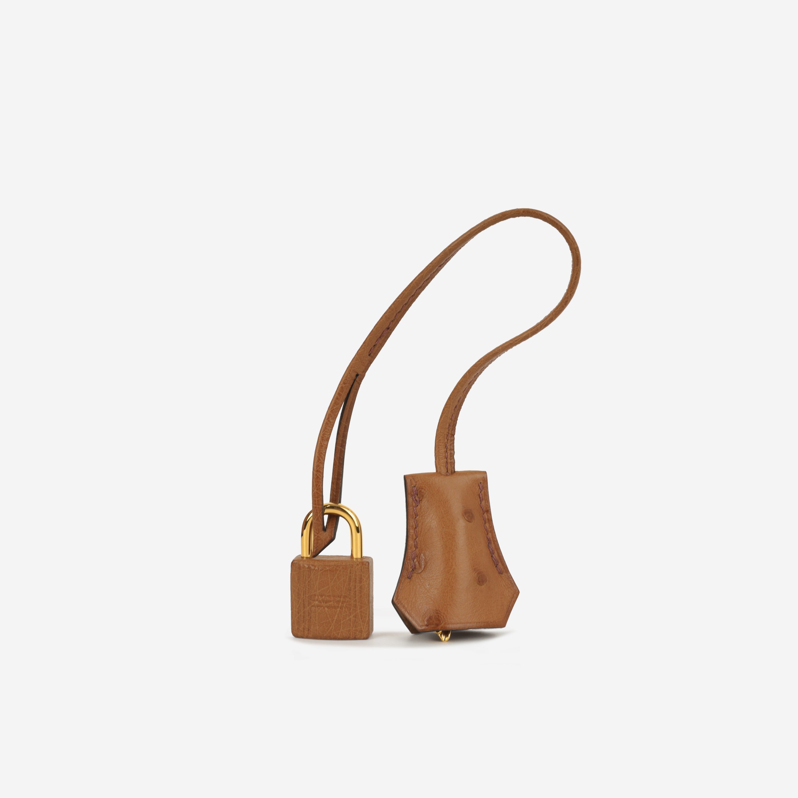 Hermès Birkin 30 - Cognac Ostich | Gold Hardware