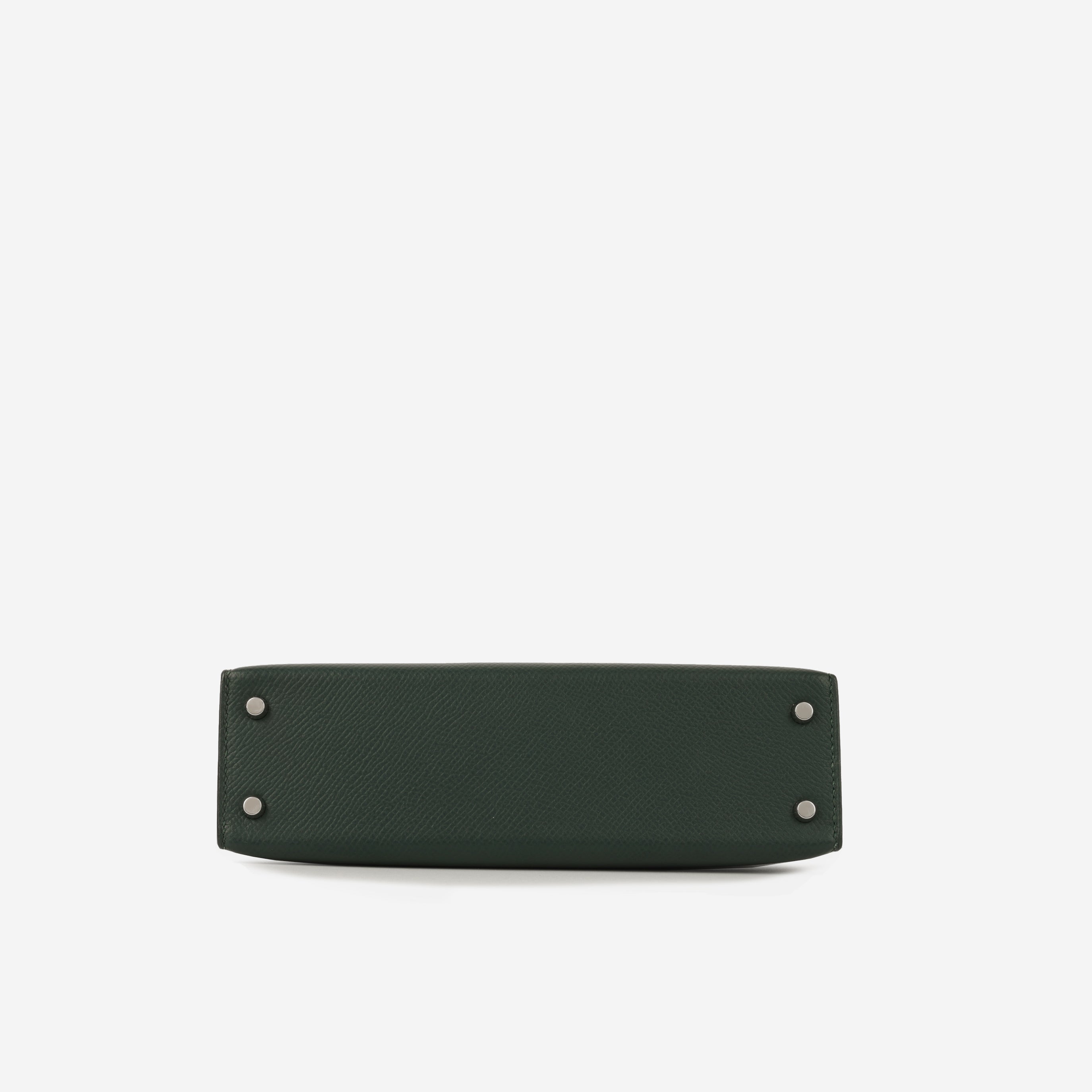 Hermès Mini Kelly 20 II - Vert Cypres Epsom | Palladium Hardware