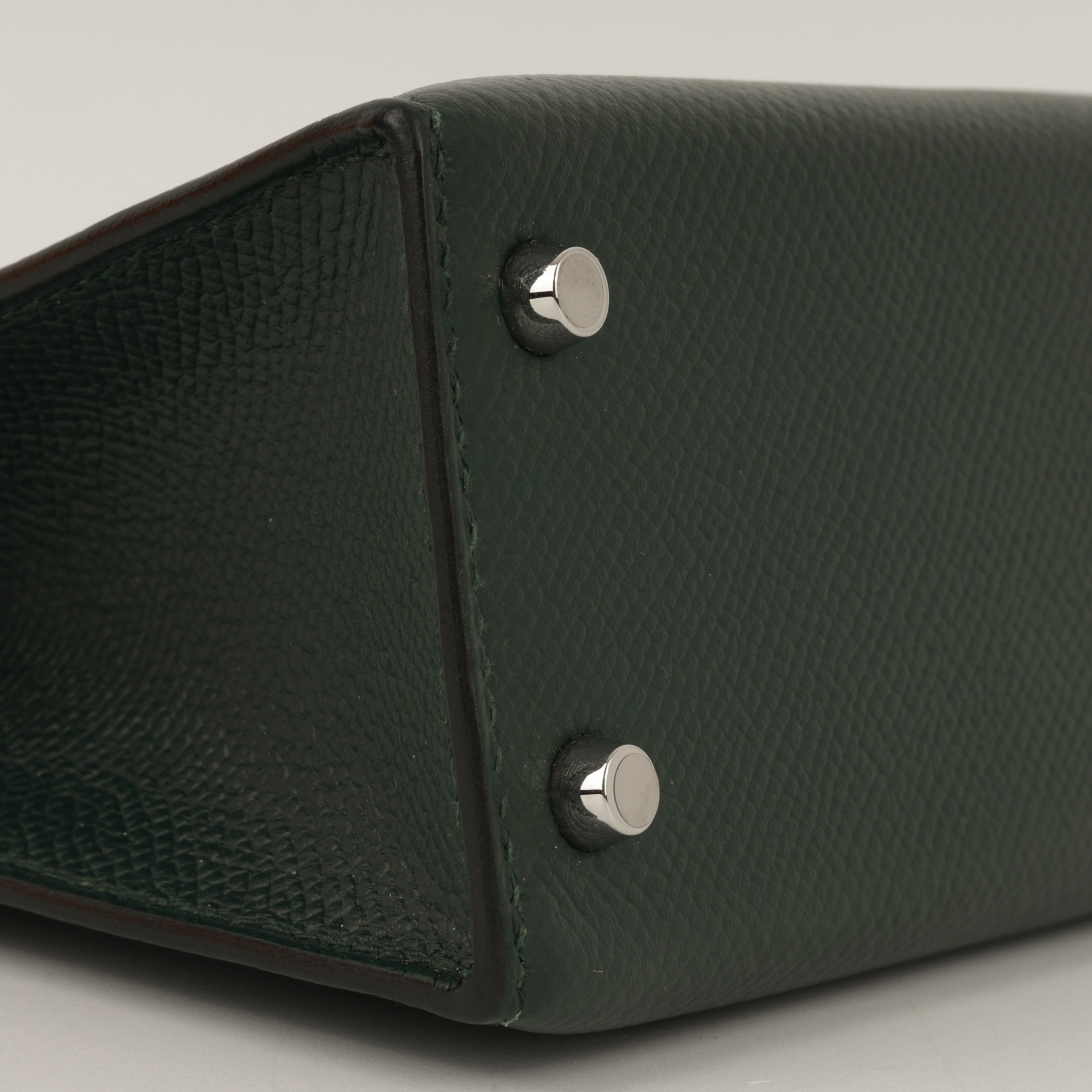Hermès Mini Kelly 20 II - Vert Cypres Epsom | Palladium Hardware