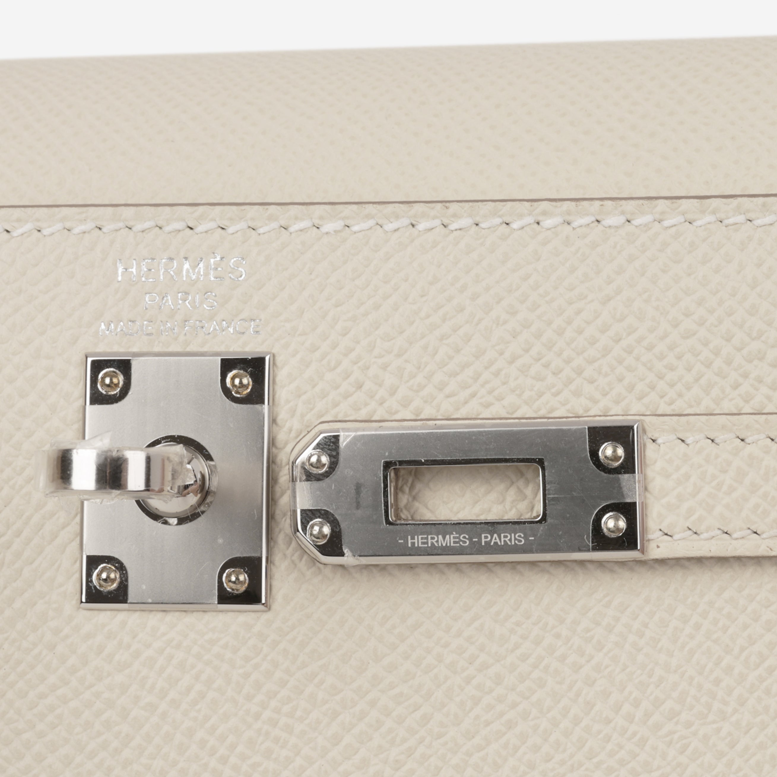 Hermès Kelly 25 - Craie Epsom | Palladium Hardware