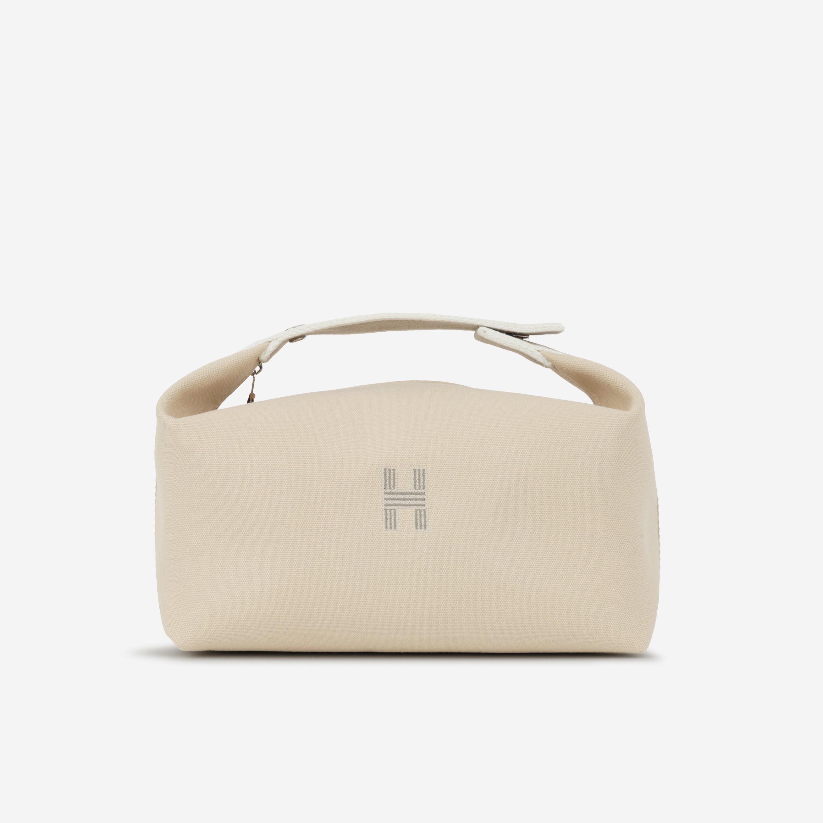 Hermès Bride-a-Brac Case, Large Model - Naturel Canvas | Palladium Hardware