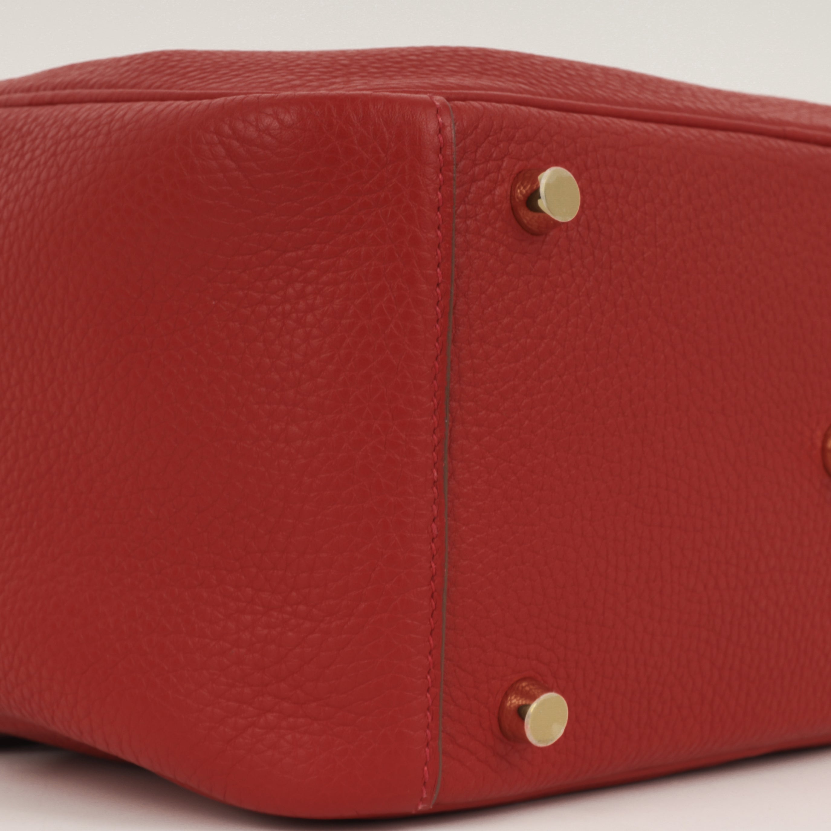 Hermès Lindy 26 - Rouge Garance Clemence | Gold Hardware
