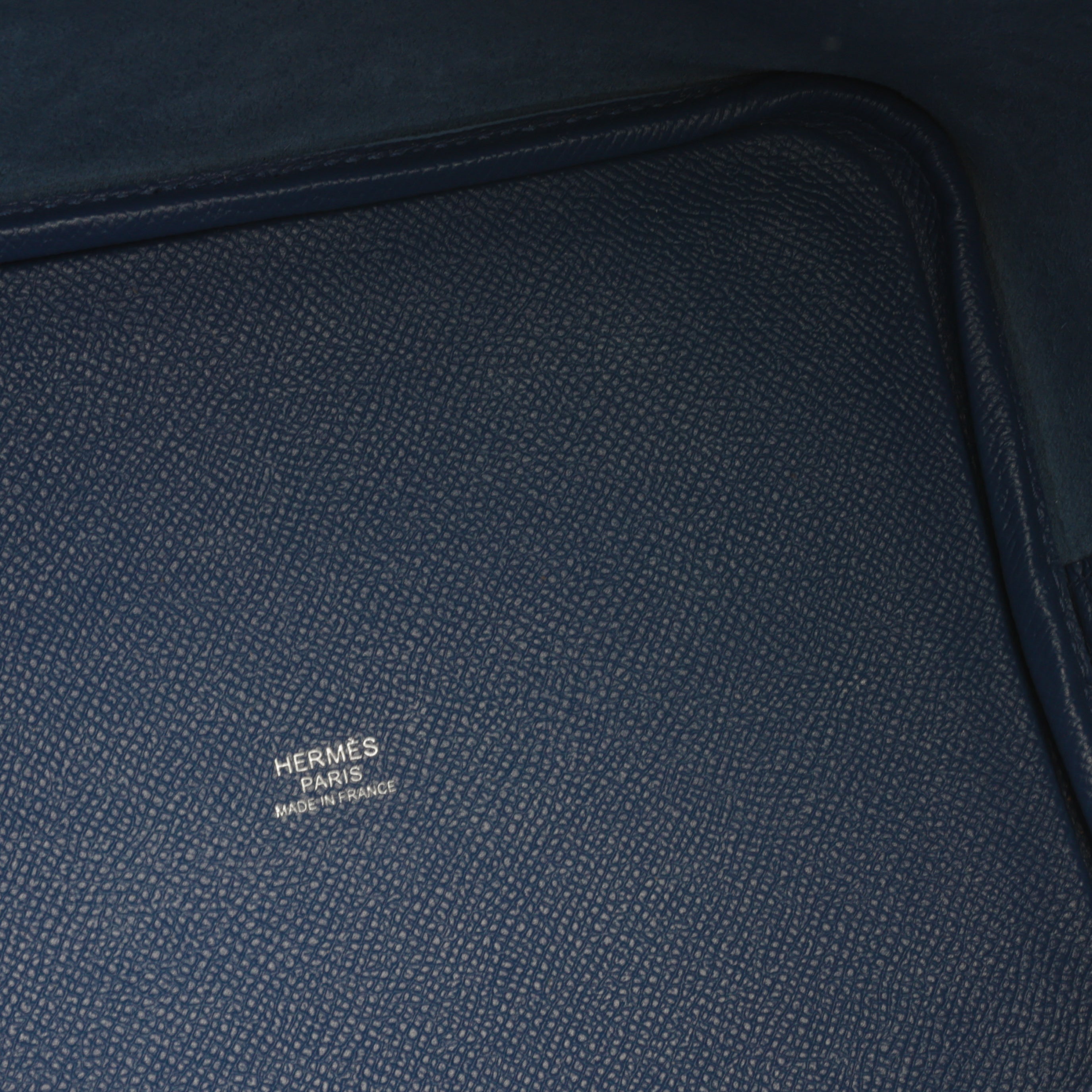 Hermès Picotin 22 Tressage De Cuir - Bleu Encre / Noir / Brique Epsom | Palladium Hardware