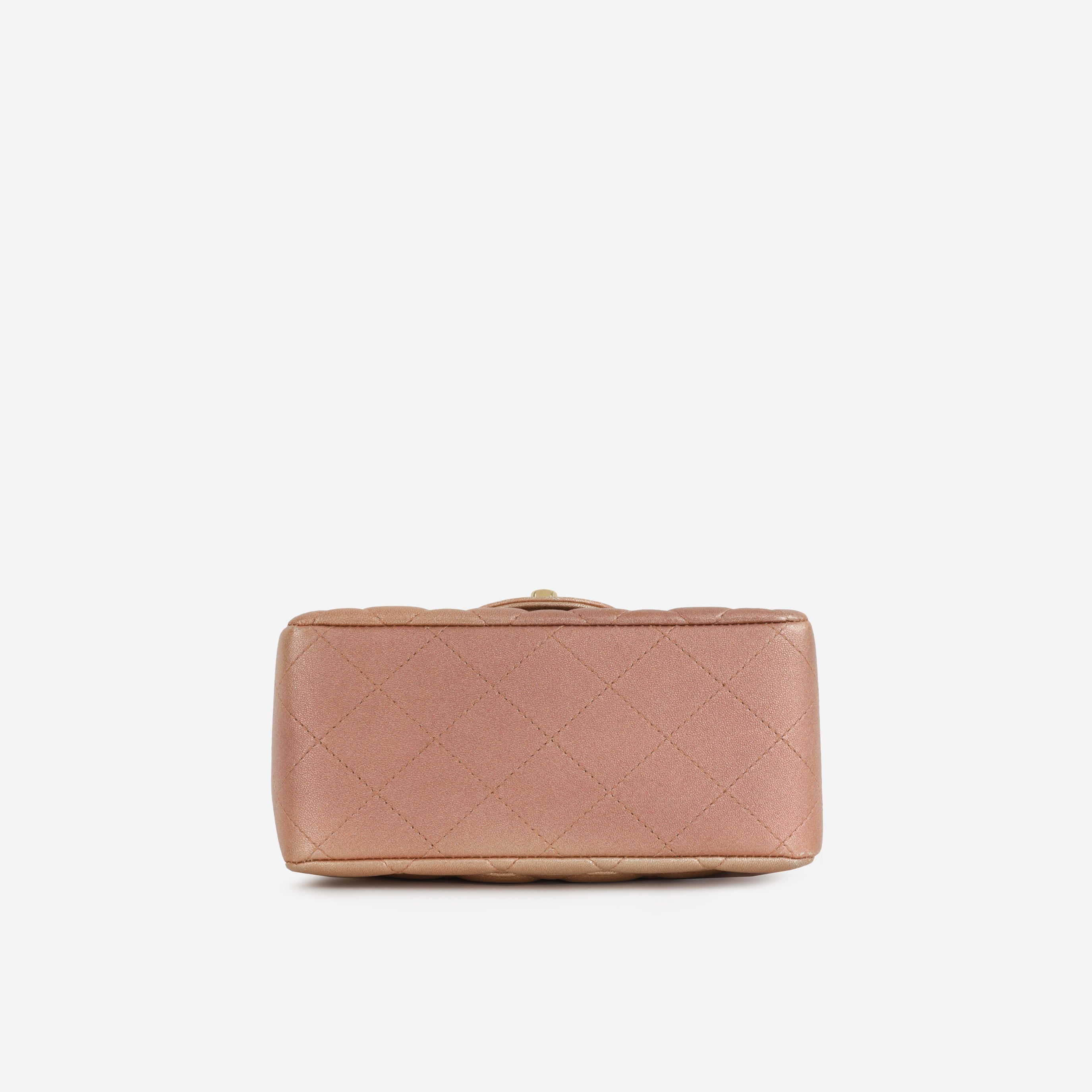 Chanel Mini Square Iridescent Pink Ombre | Gold Hardware