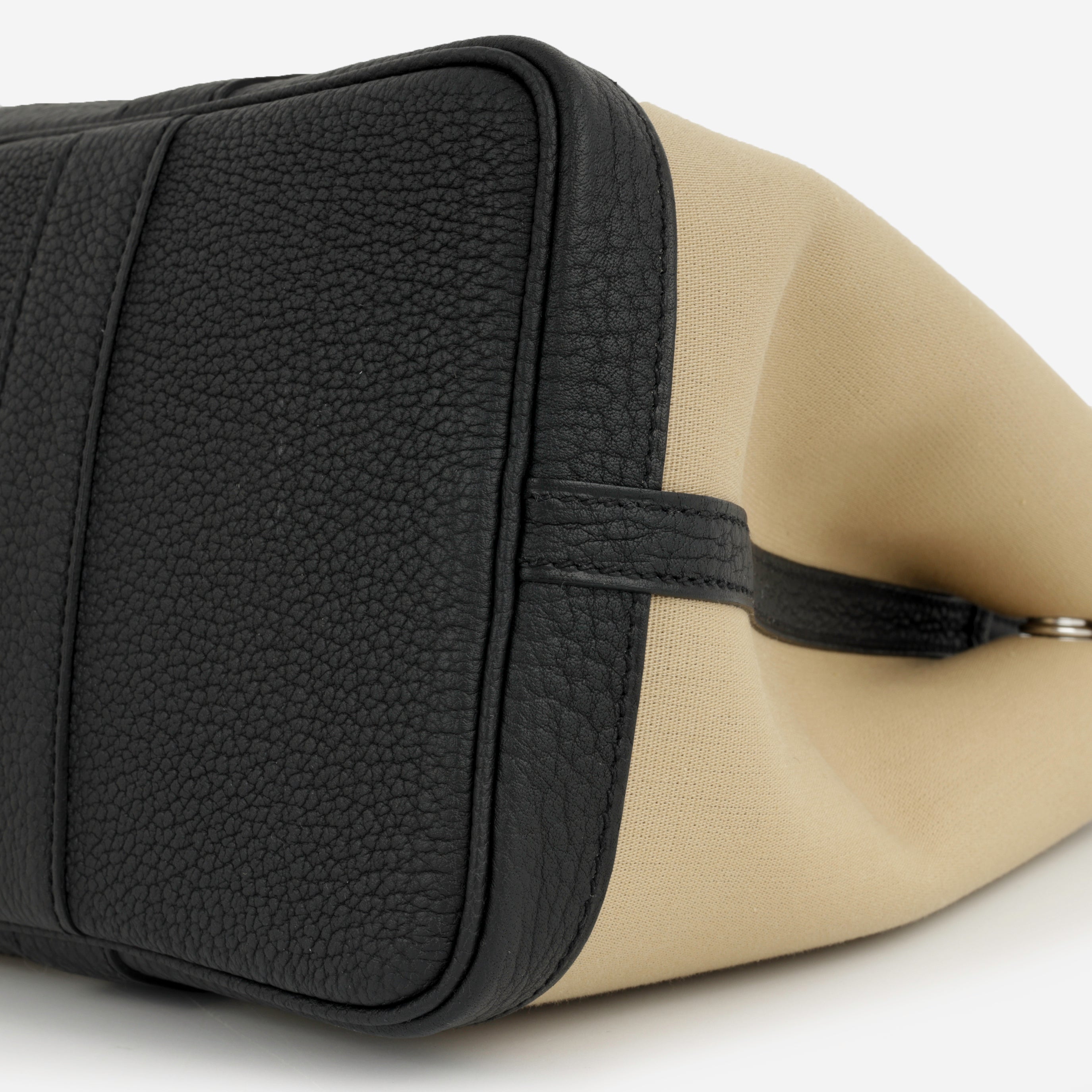 Hermès Garden Party 30 - Trench Canvas / Noir Negonda | Palladium Hardware