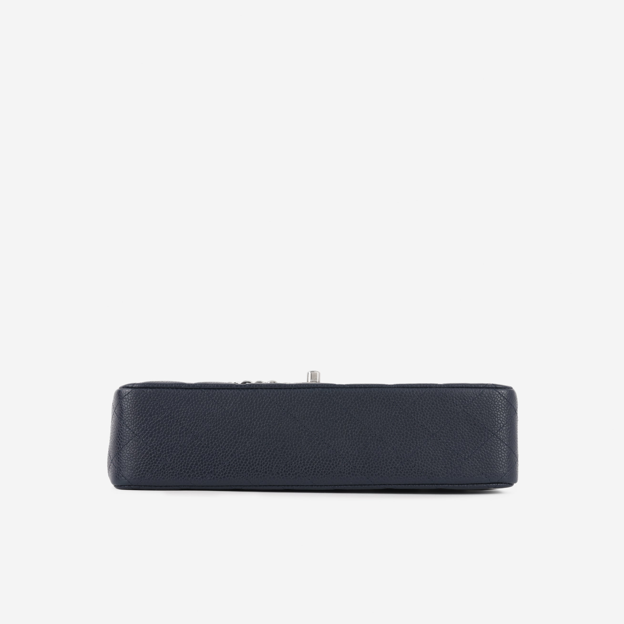 Chanel Medium Classic Flap - Navy Caviar | Silver Hardware