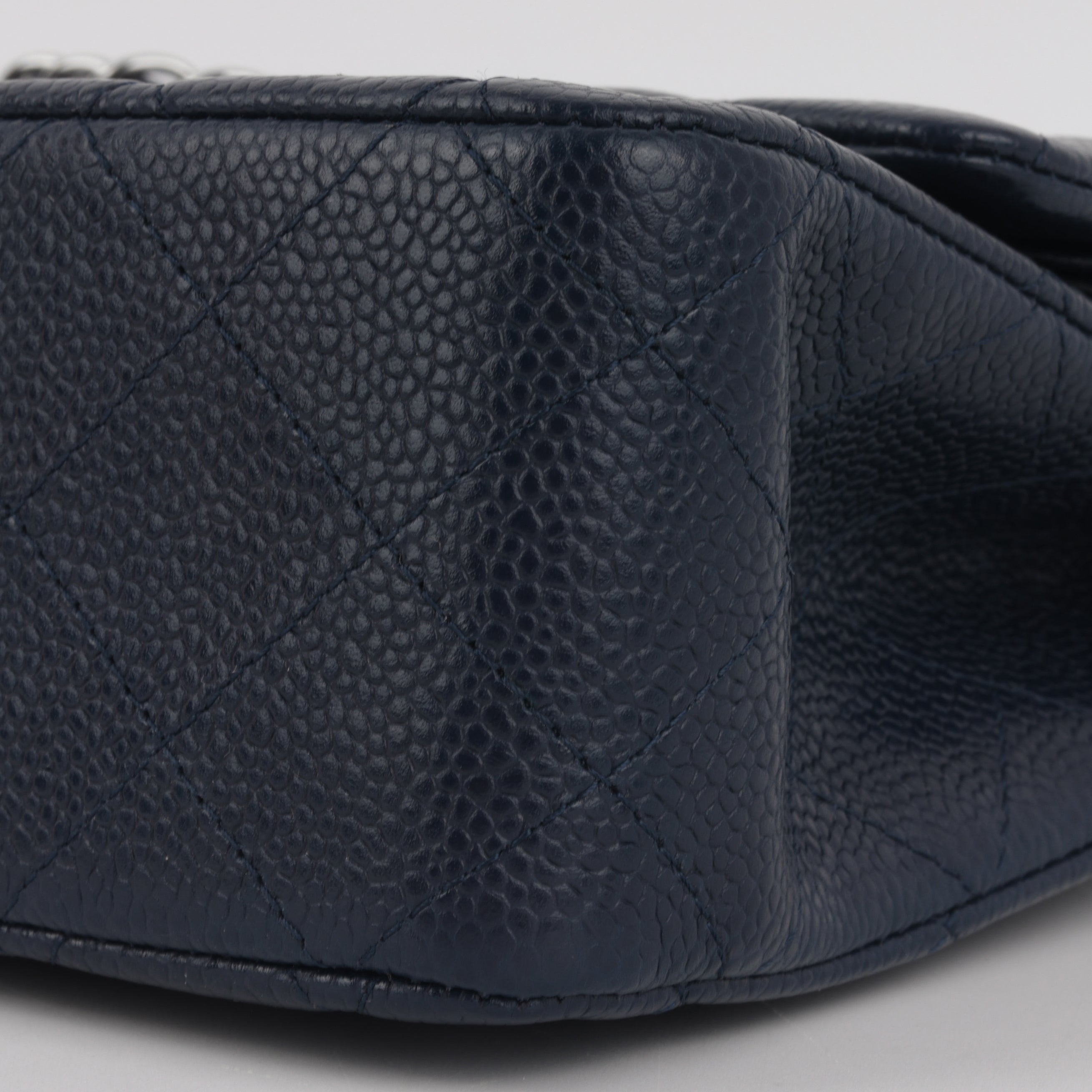 Chanel Medium Classic Flap - Navy Caviar | Silver Hardware