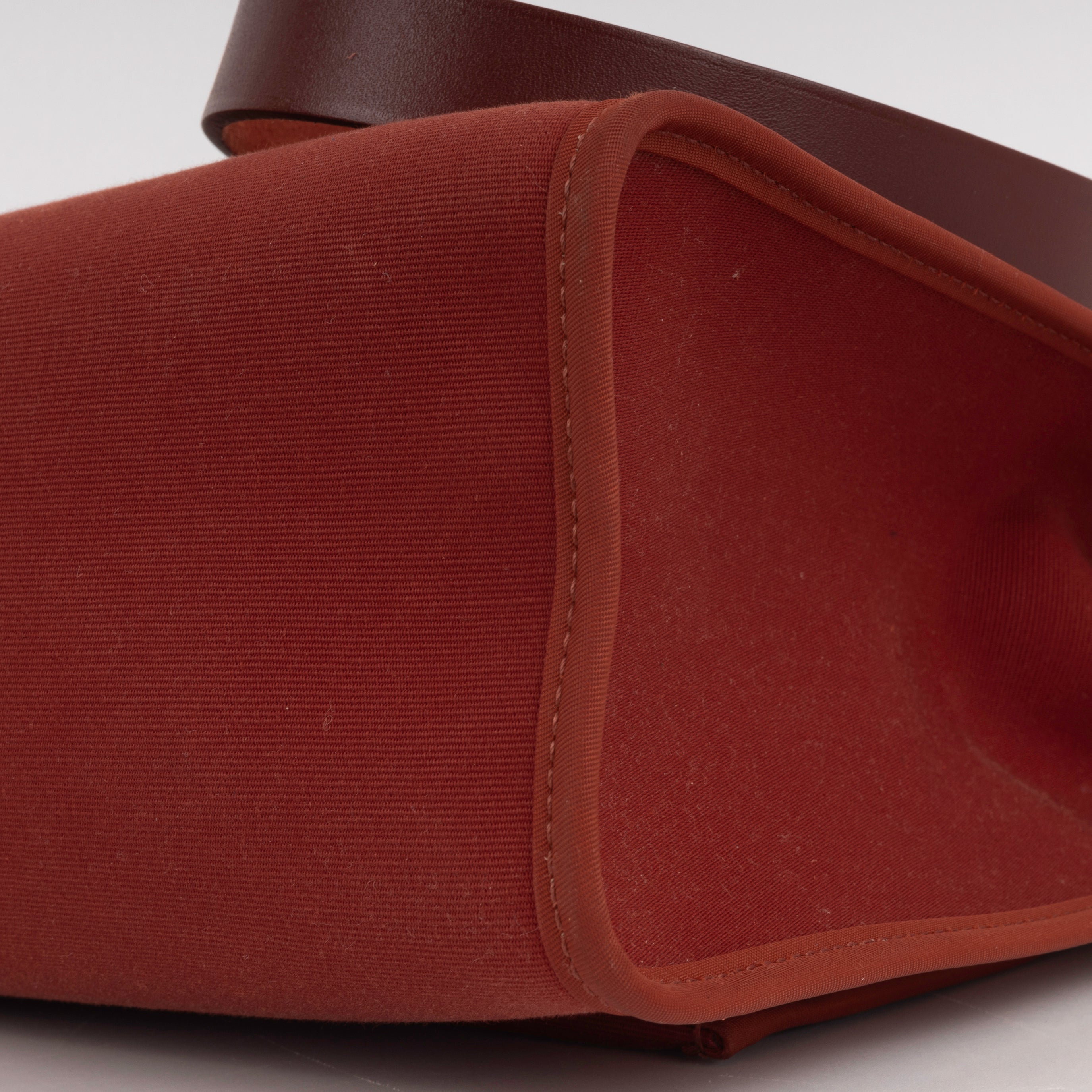 Hermès Herbag 31 - Rouge H Canvas / Hunter | Palladium Hardware