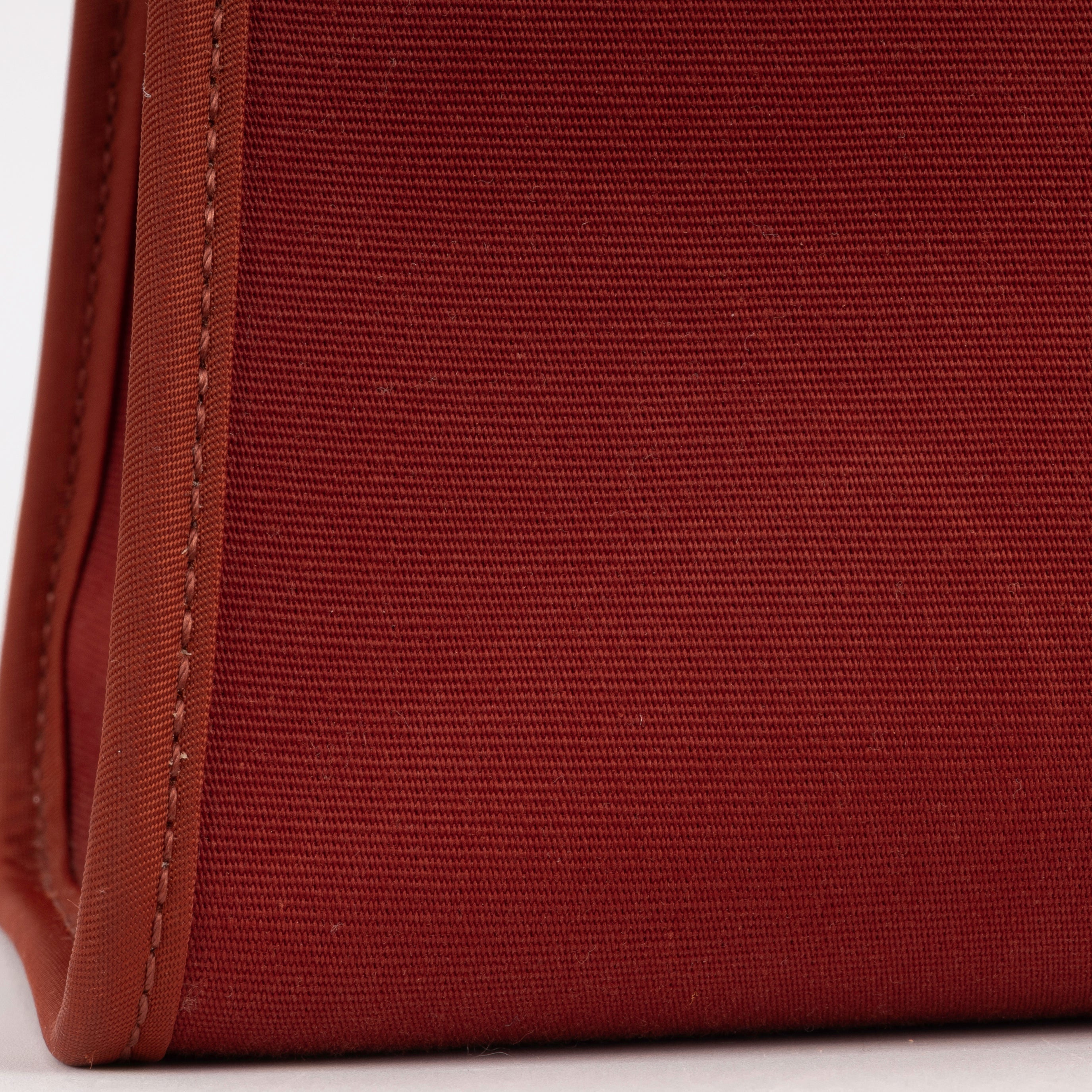 Hermès Herbag 31 - Rouge H Canvas / Hunter | Palladium Hardware