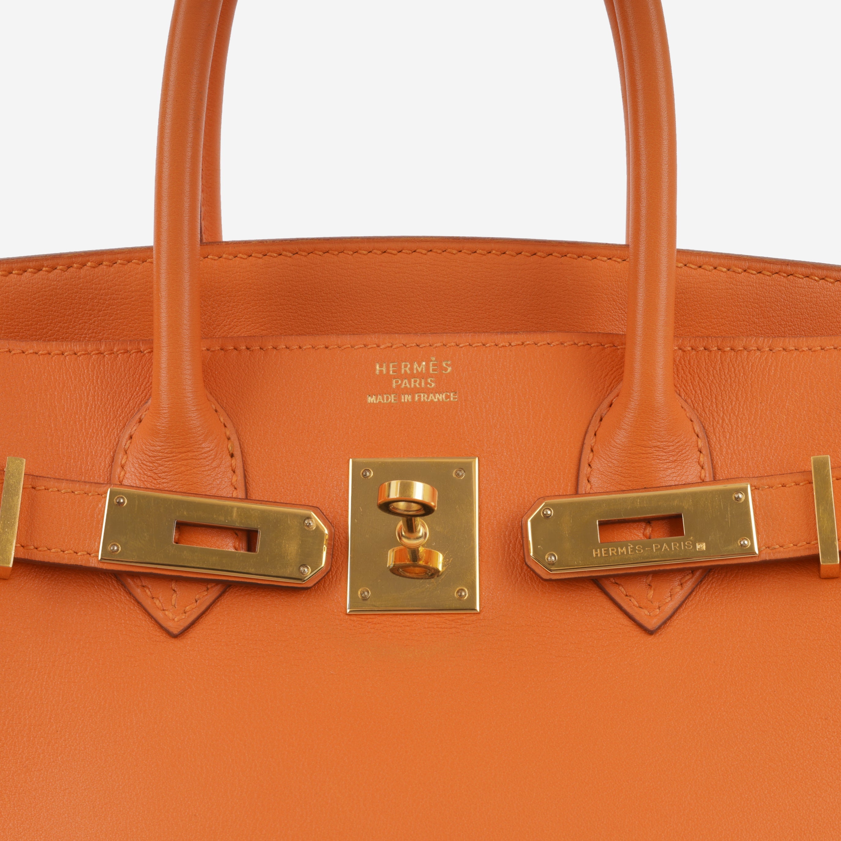 Hermès Vintage Birkin 30 - Orange Gulliver | Gold Hardware