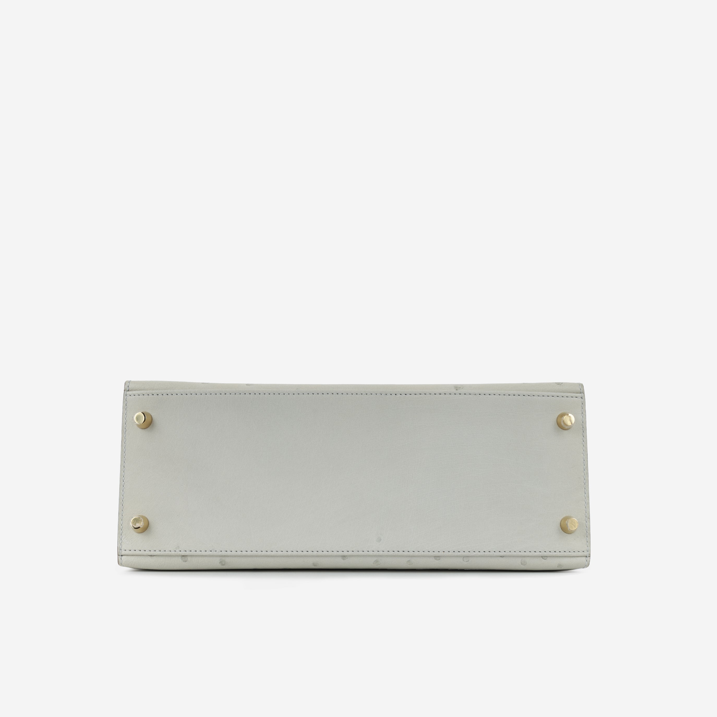 Hermès Kelly 28 - Gris Perle Ostrich | Gold Hardware