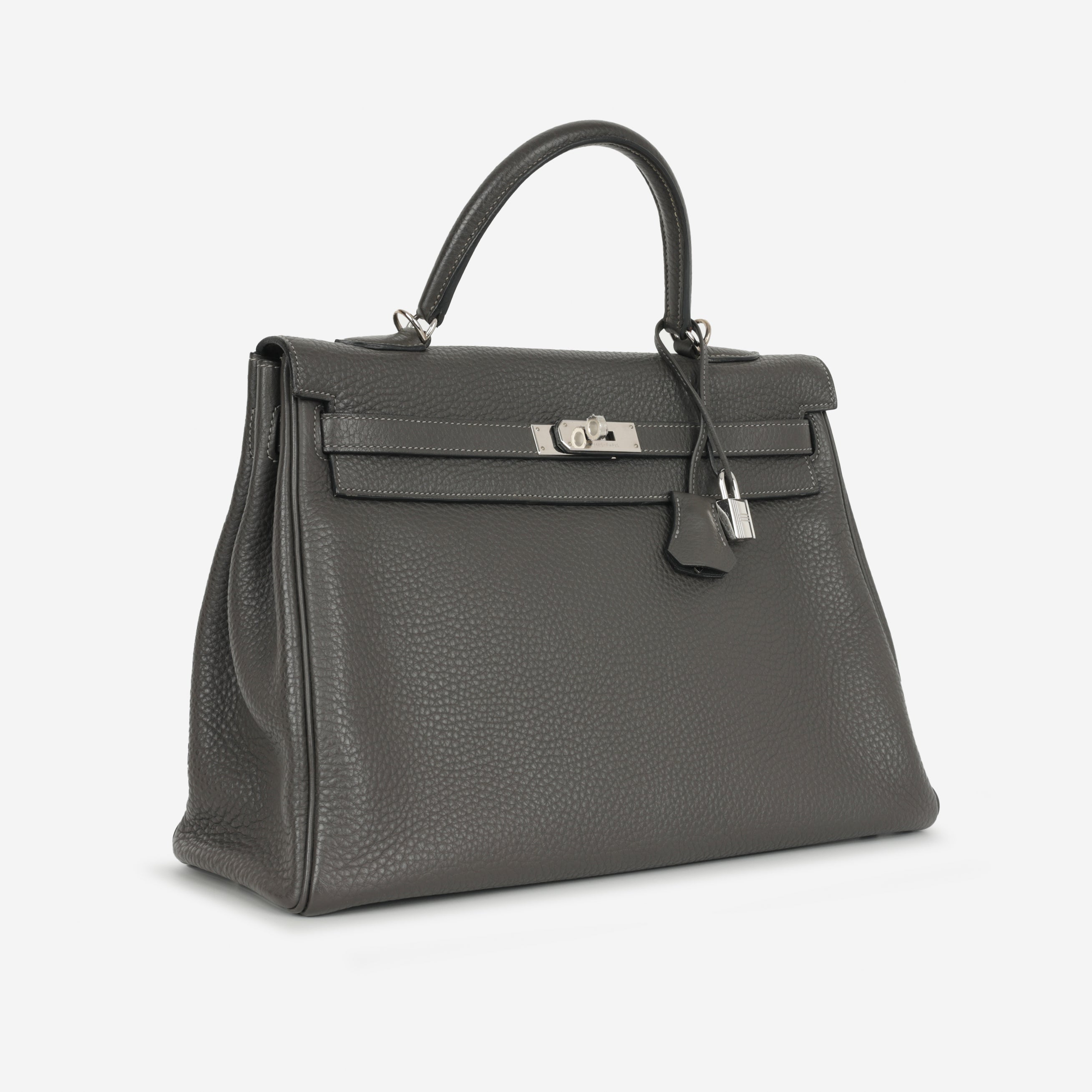 Hermès Kelly 35 - Graphite Clemence | Palladium Hardware