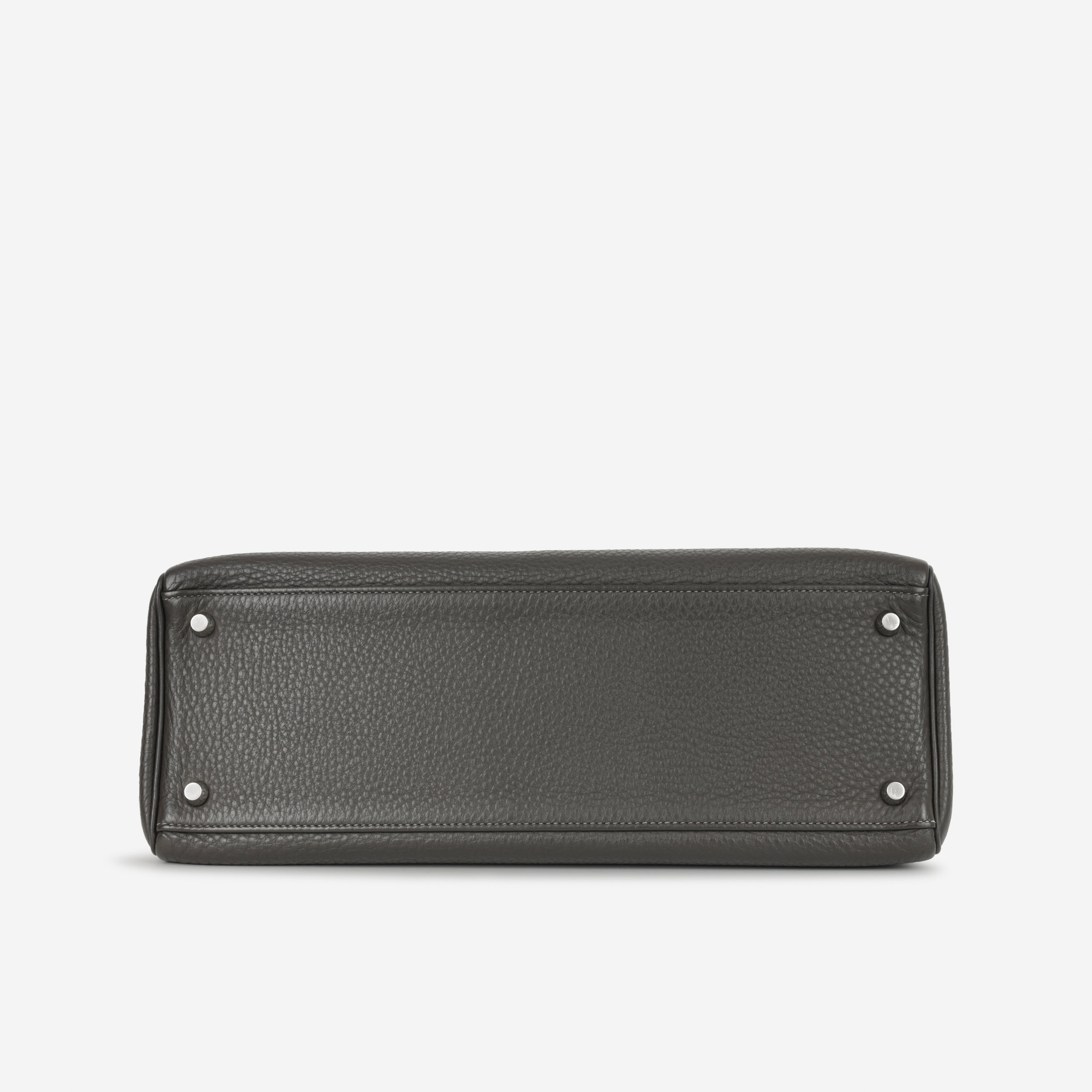 Hermès Kelly 35 - Graphite Clemence | Palladium Hardware