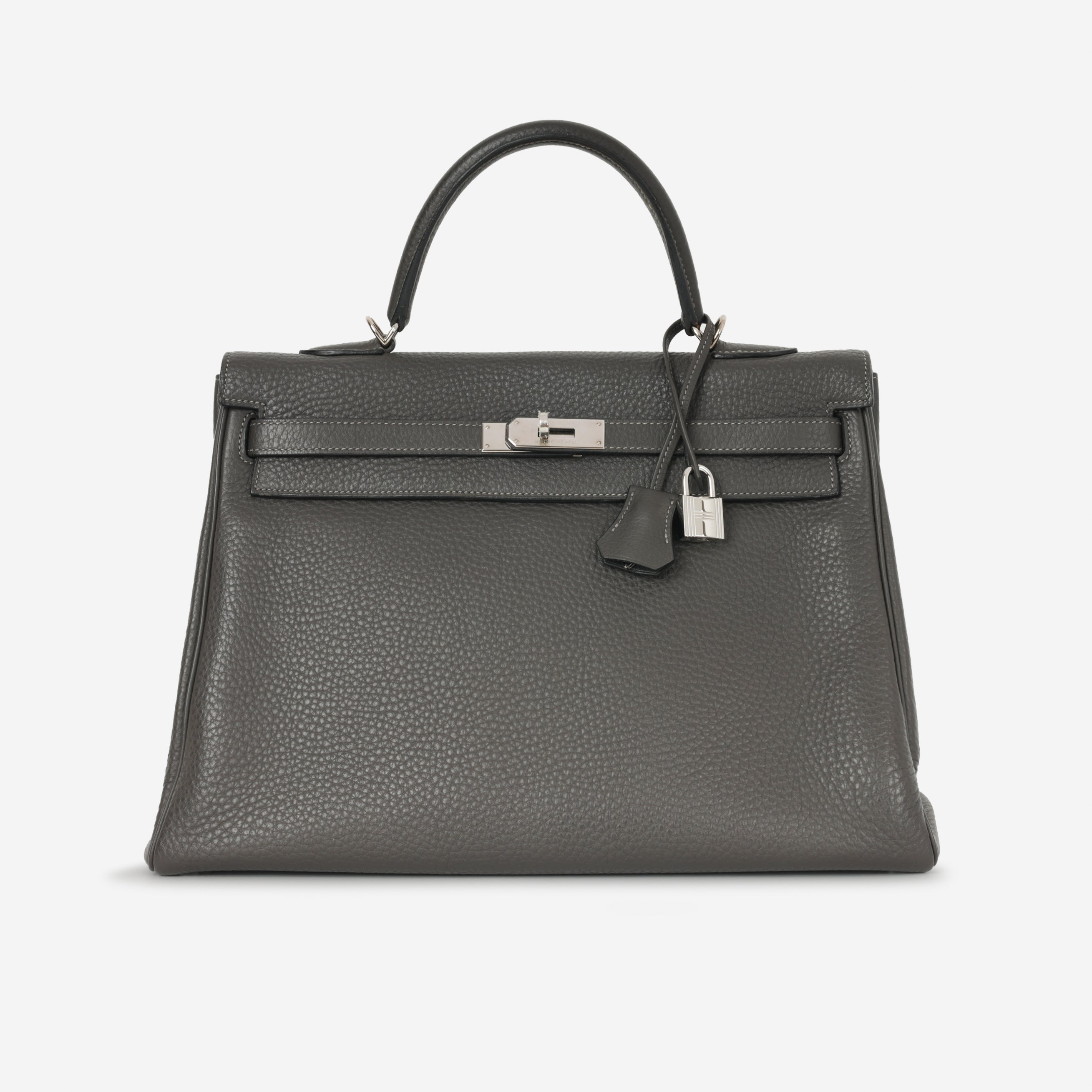 Hermès Kelly 35 - Graphite Clemence | Palladium Hardware