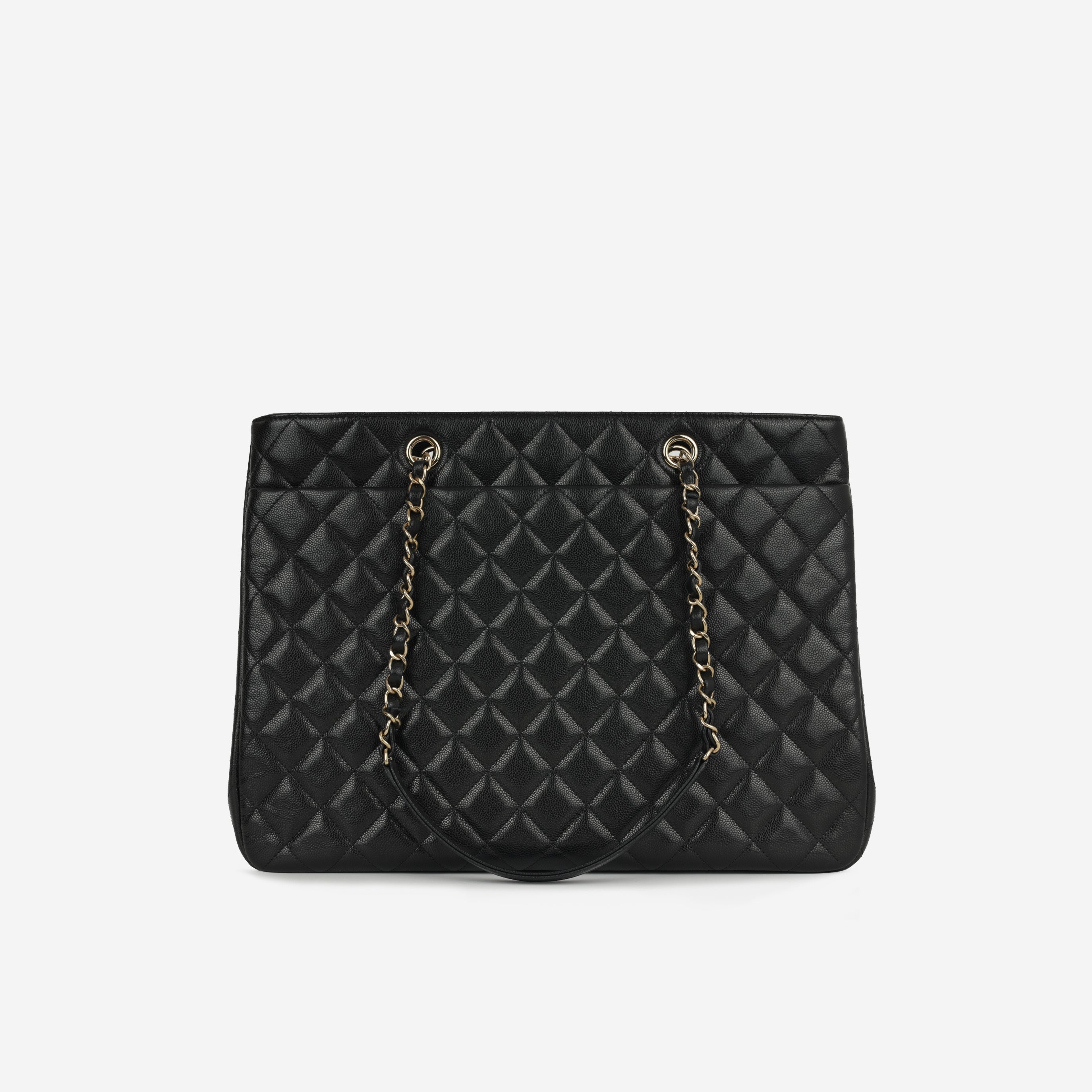 Chanel Timeless CC Shopping Tote - Black Caviar | Champagne Gold Hardware