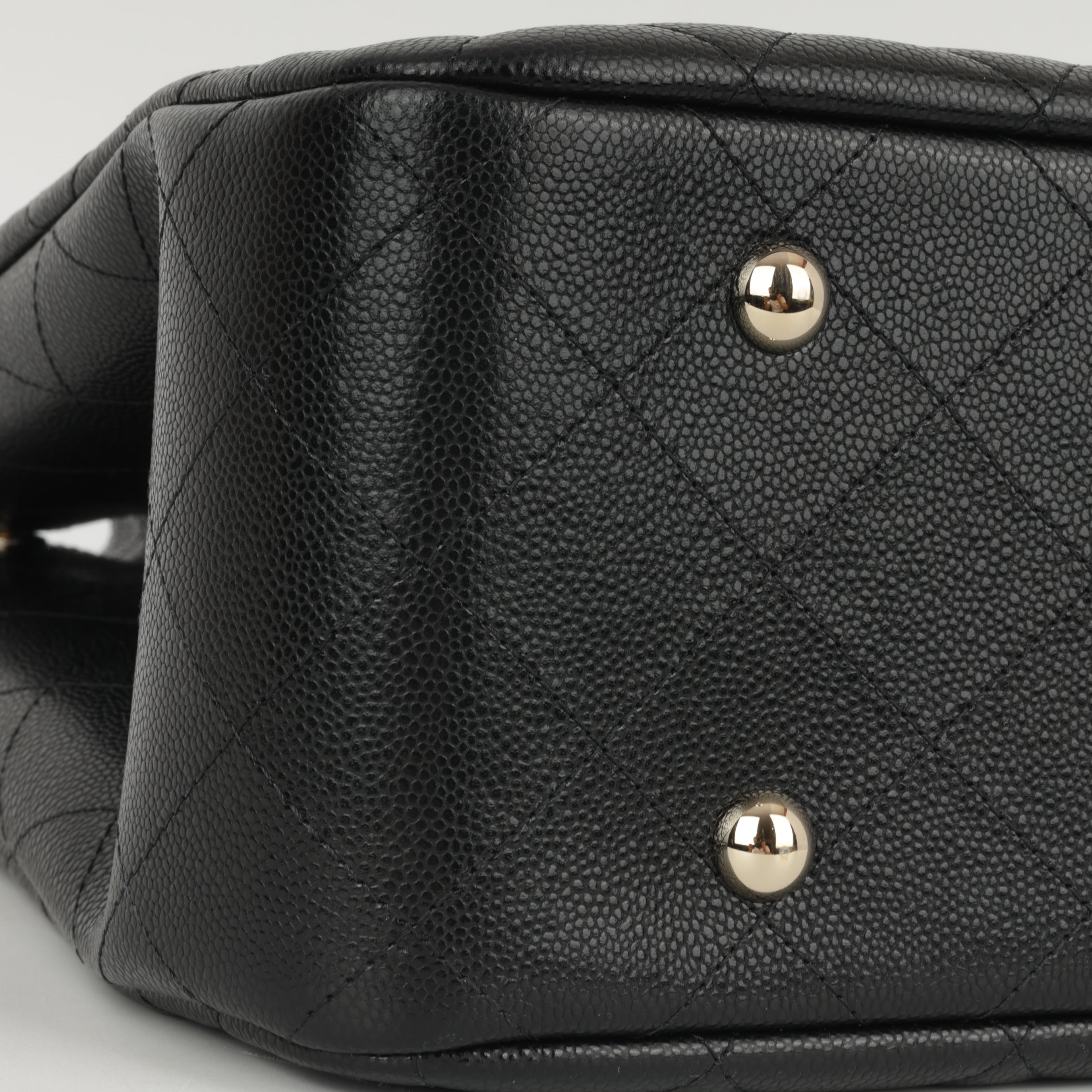 Chanel Timeless CC Shopping Tote - Black Caviar | Champagne Gold Hardware