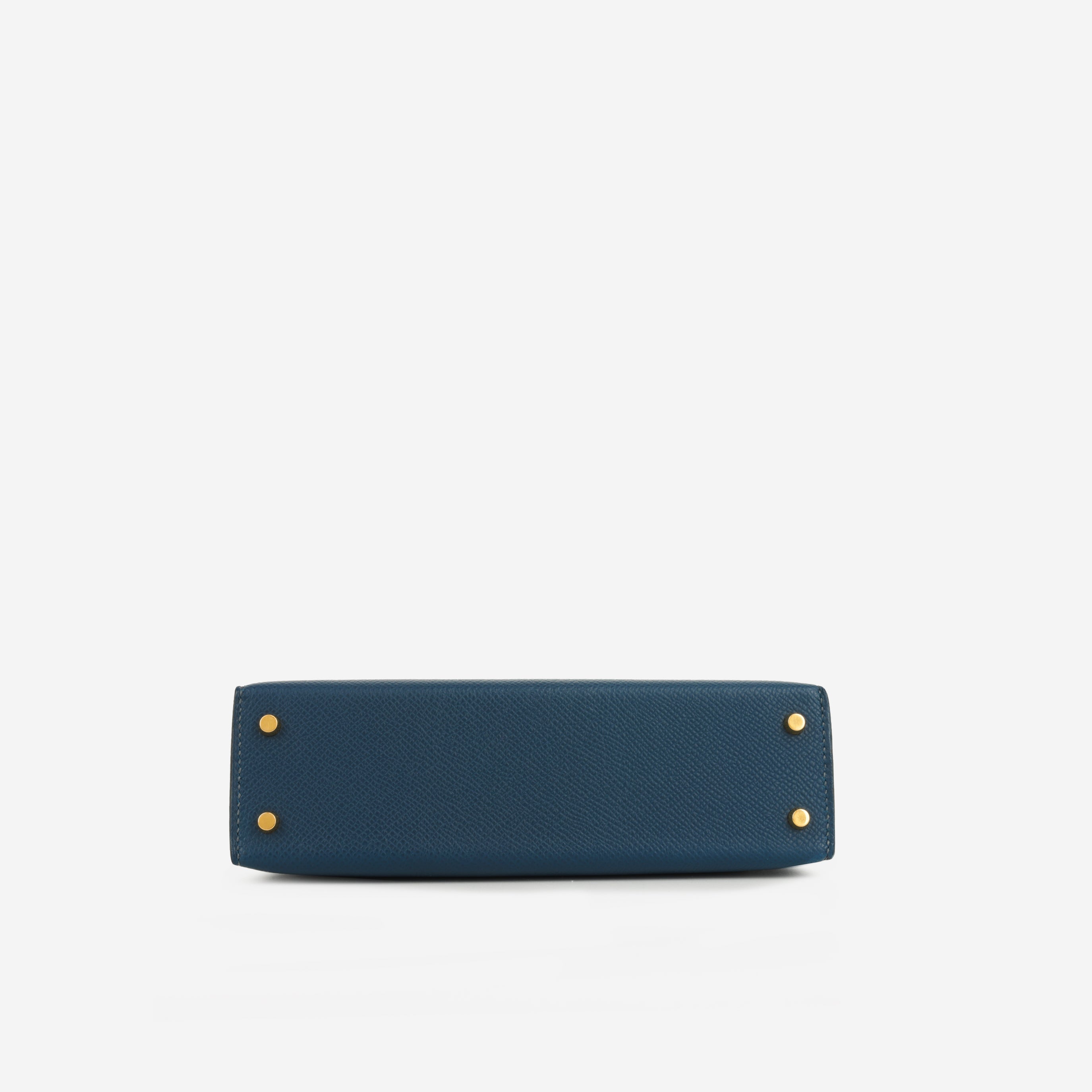 Hermès Mini Kelly - Bleu De Prusse Epsom | Gold Hardware